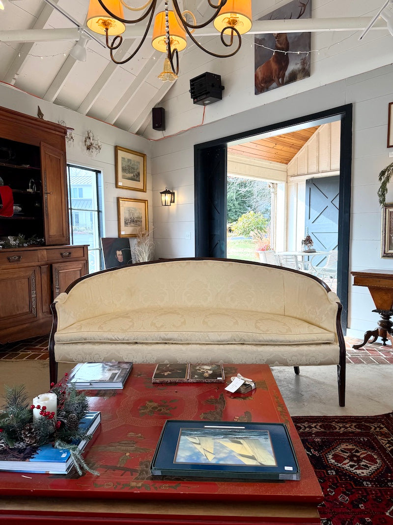 Antique George III Mahogany Sofa