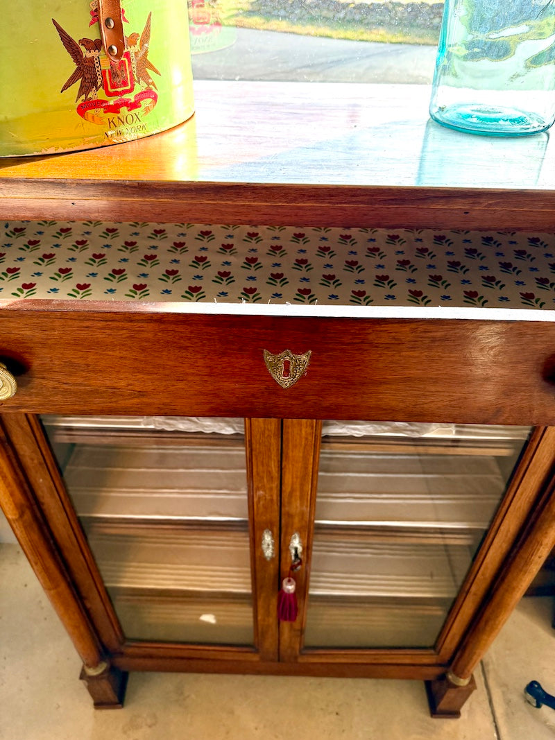 Antique French Empire Period Display Case