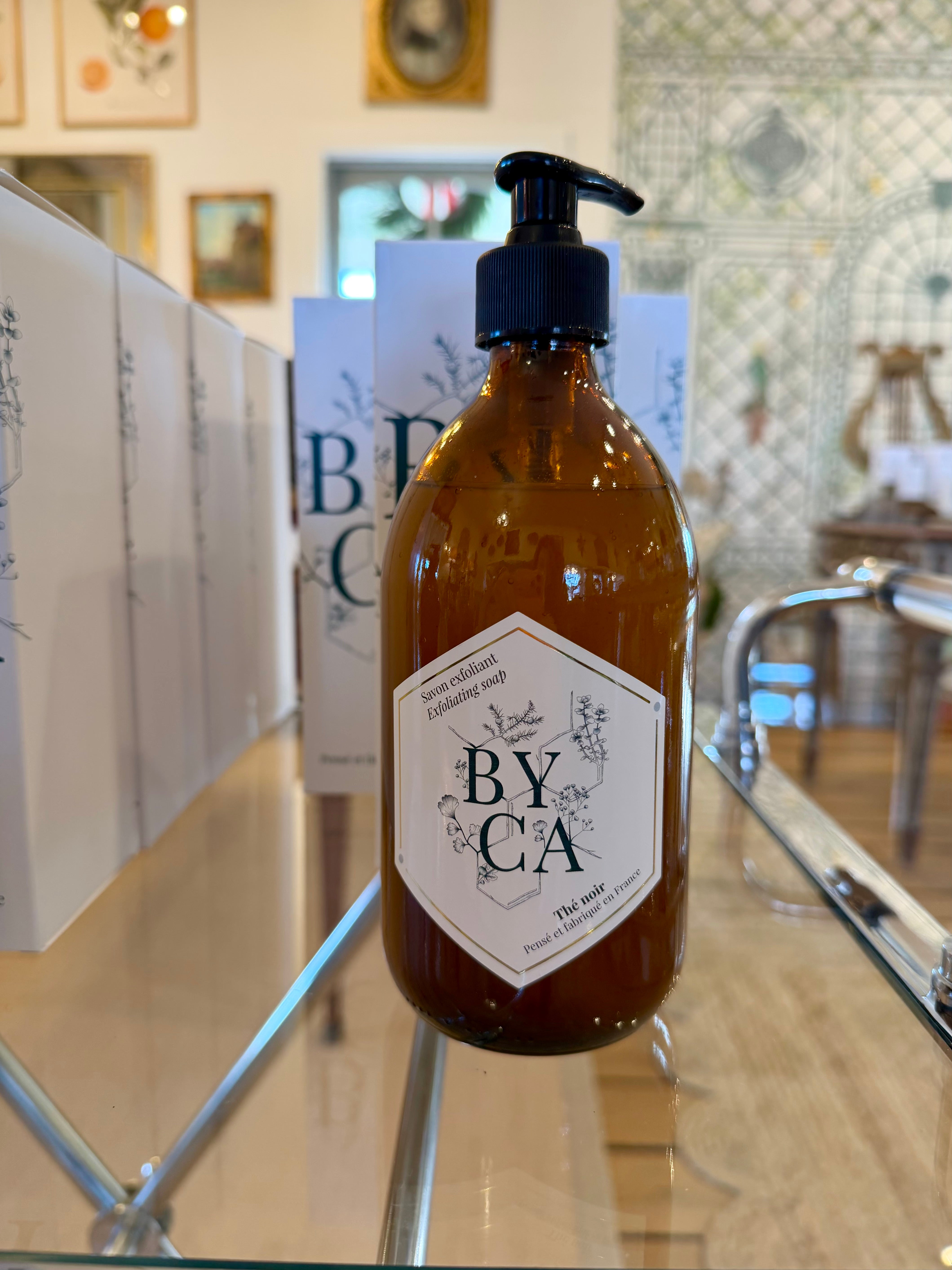 French BYCA Exfoliating Soap Black Tea