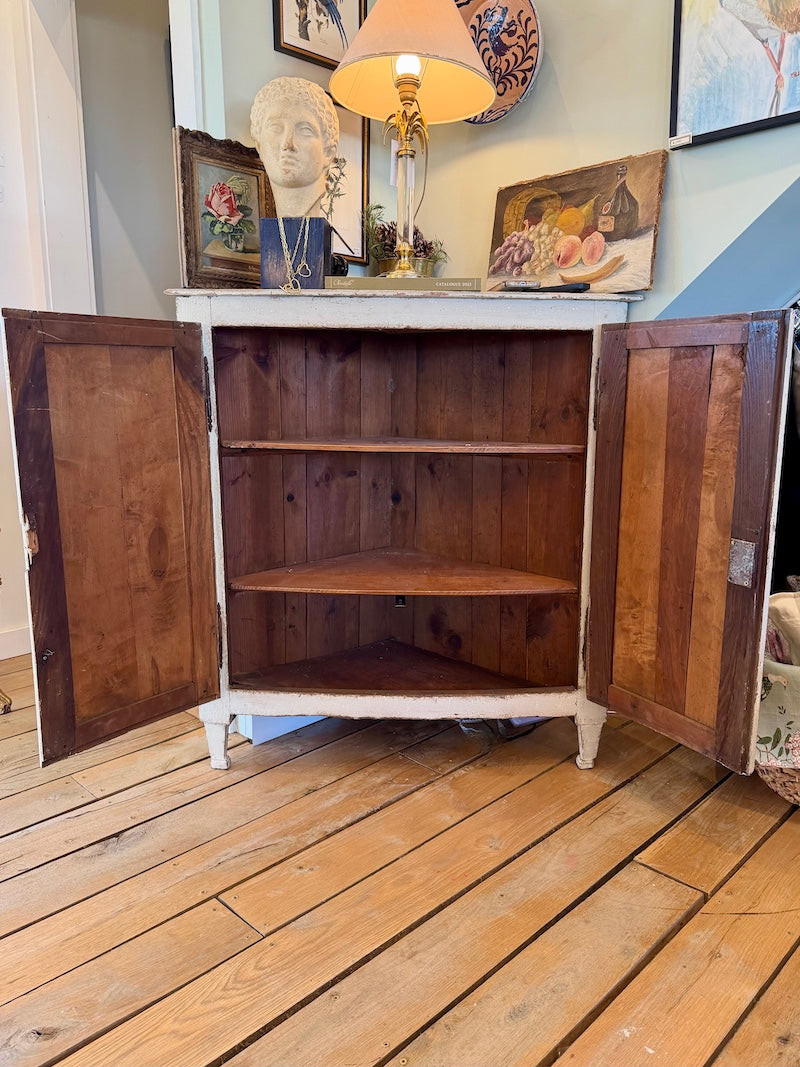Antique French Corner Cabinet