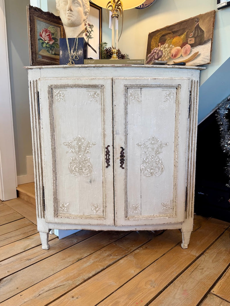 Antique French Corner Cabinet