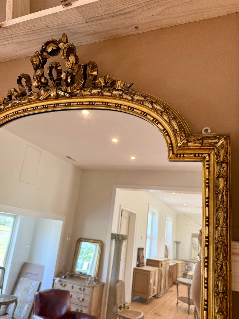 Antique French Mirror, 19th C., Louis XVI Style