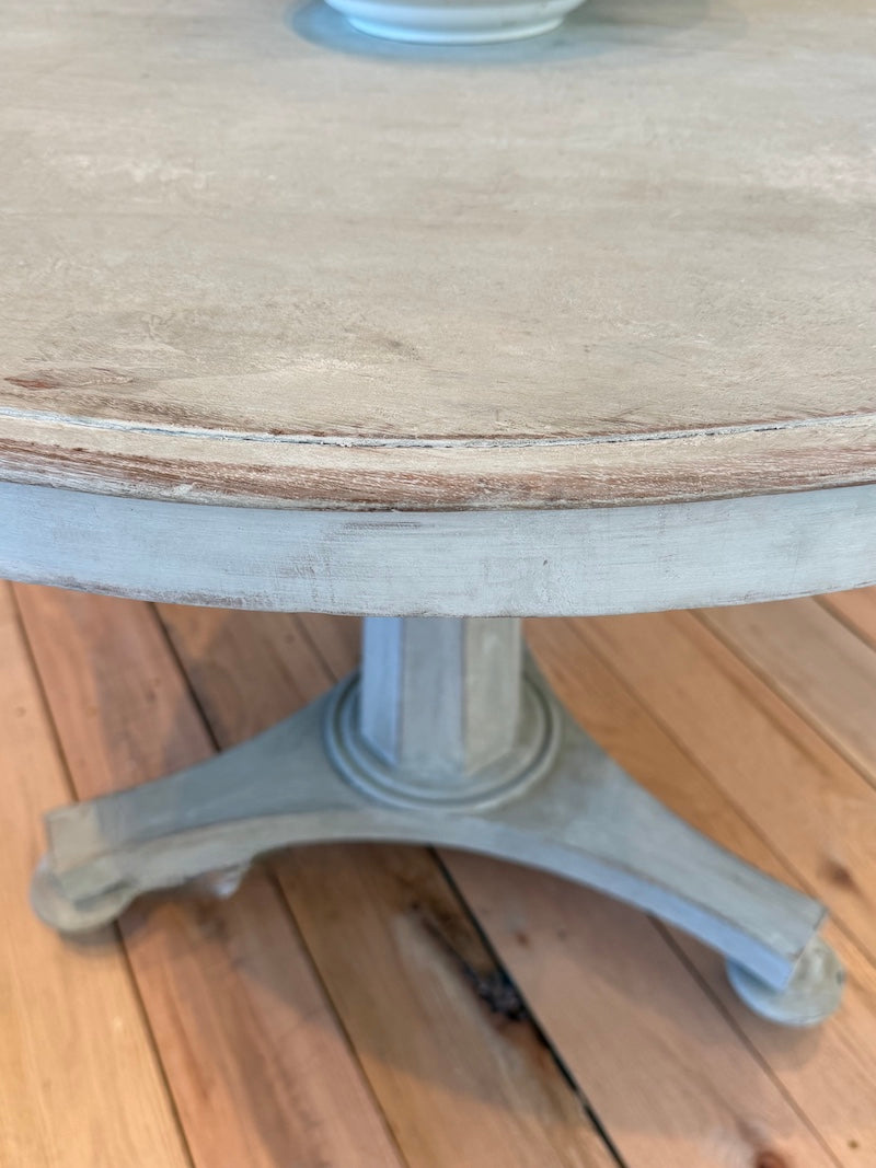 Antique French Round Tilt-Top Table, Beautiful Patina, 19th C.