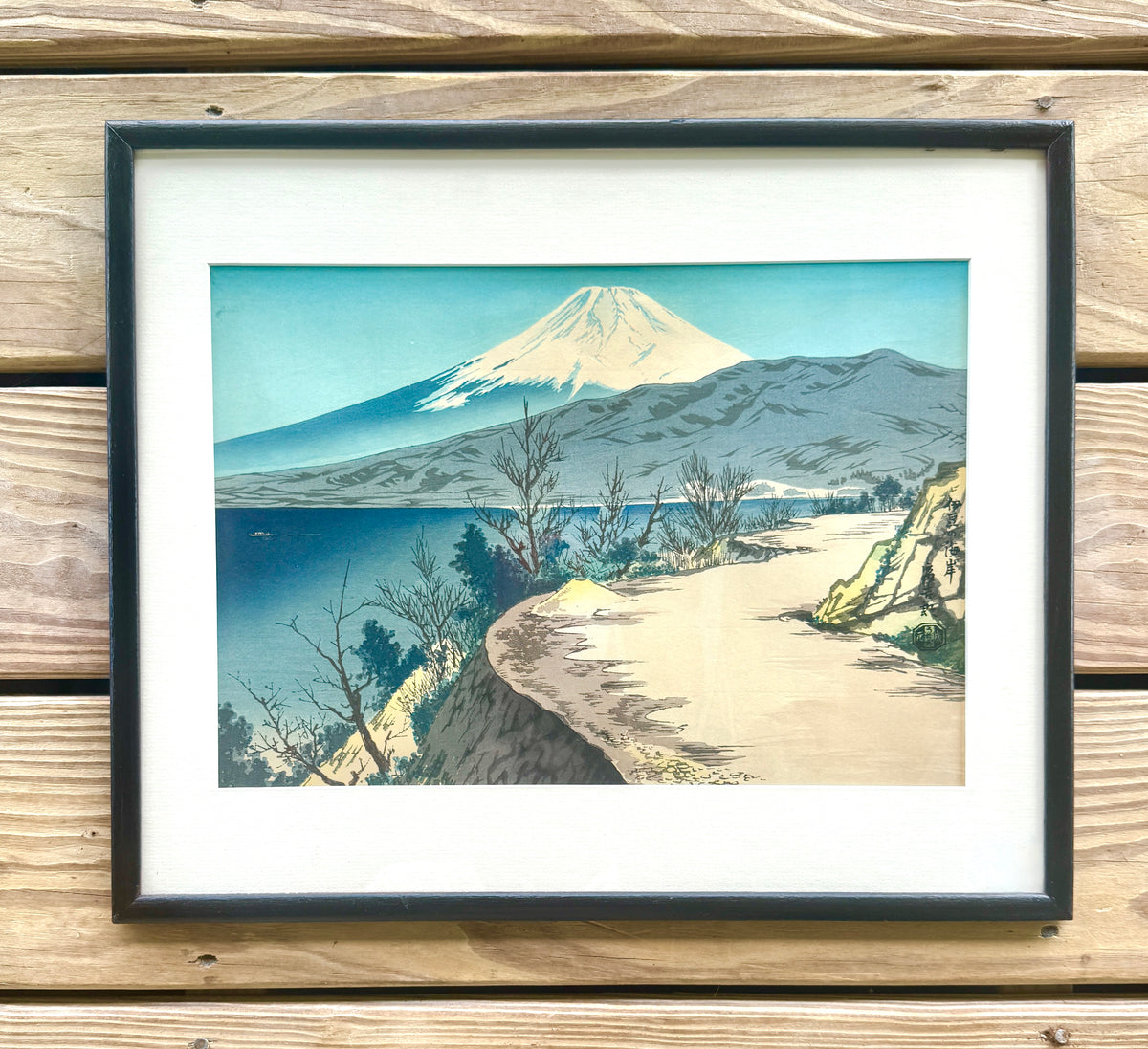 Antique Japanese Colour wood Block Print