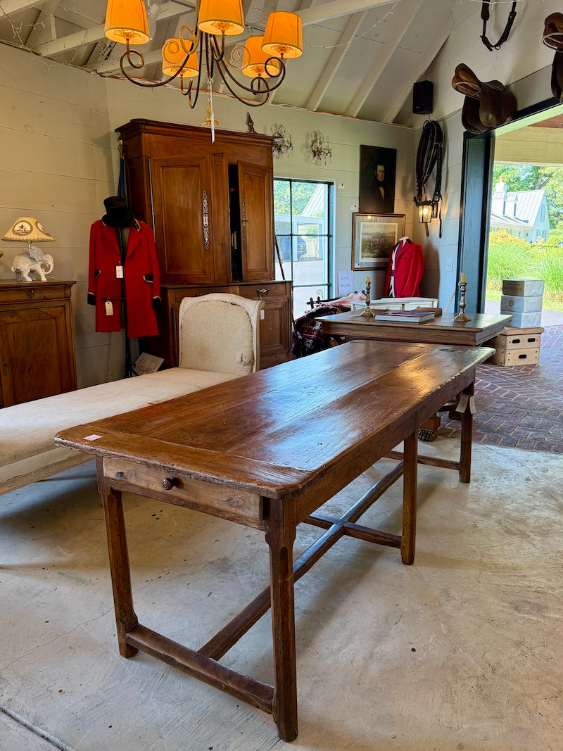 Antique French Farm Table 19thC