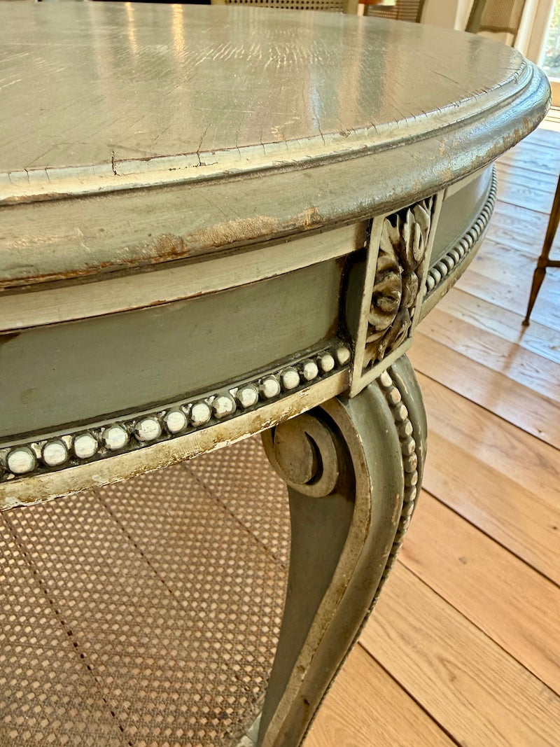 Antique French Oval Table, 19th.C.
