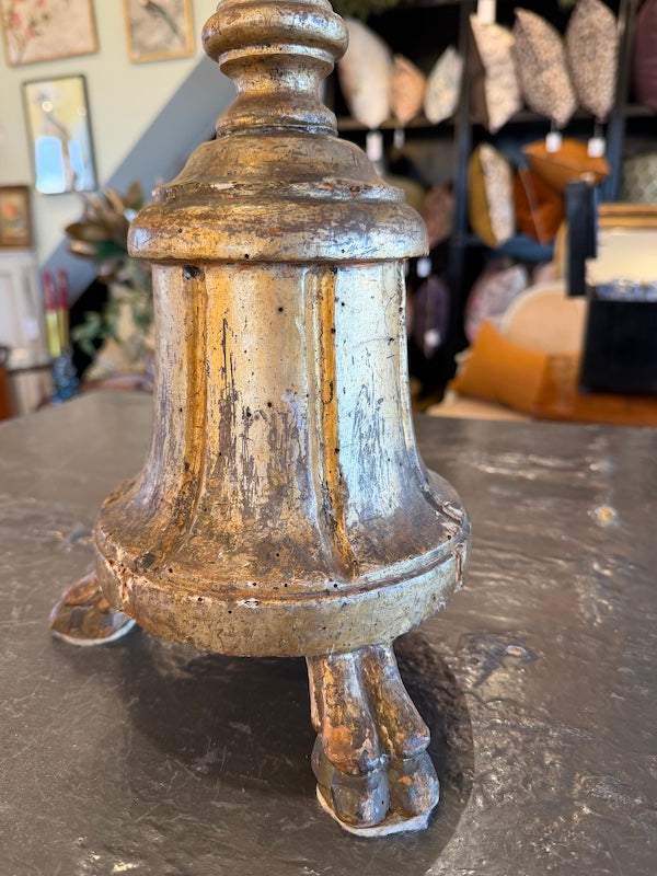 Antique Italian Gilded Candlesticks