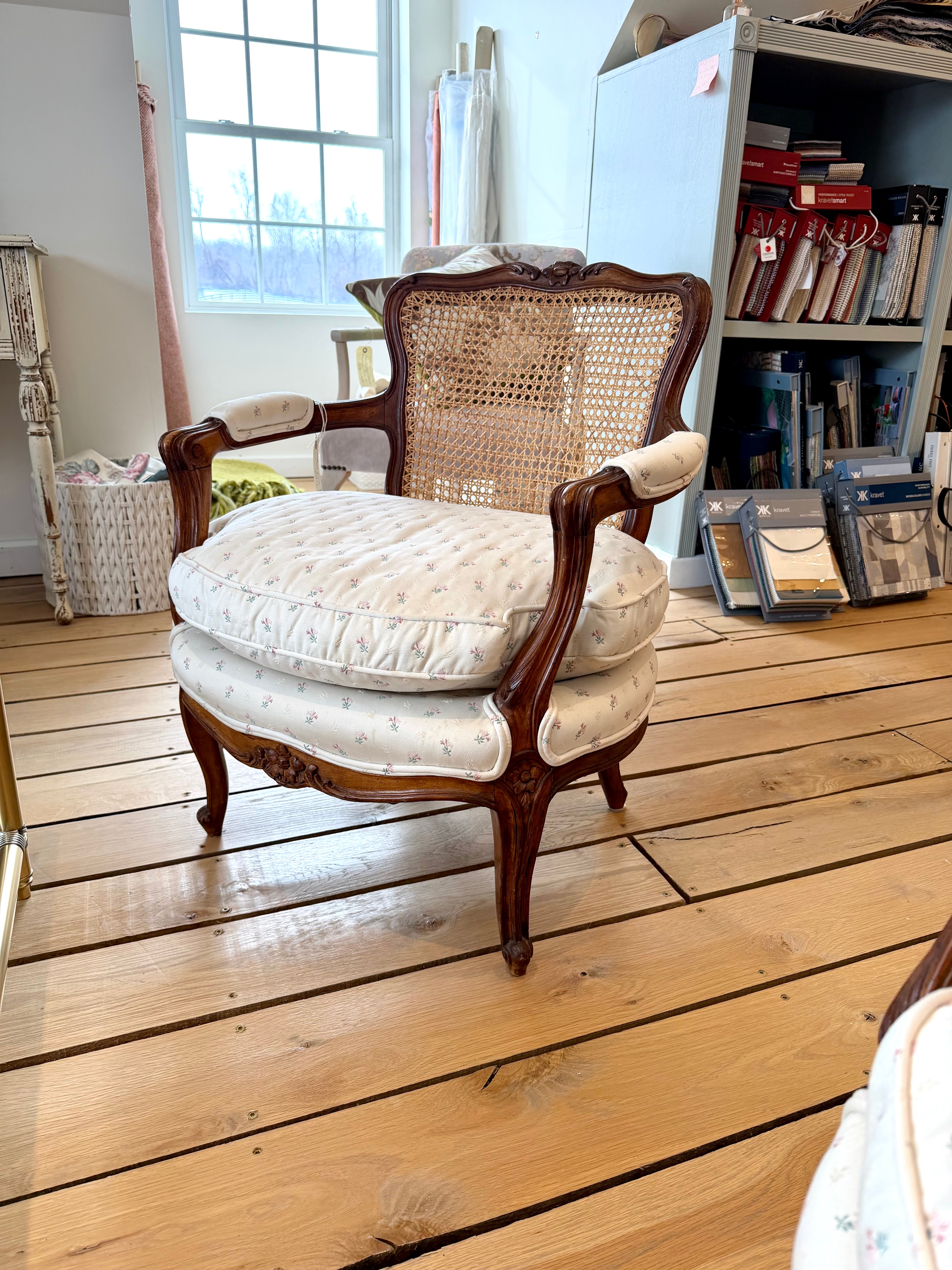 Pair of Antique French Louis XV Armchairs