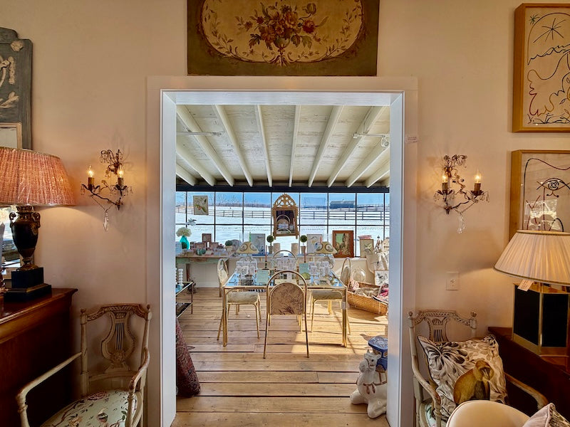 Pair of French Antique Sconces, bronze with Crystals