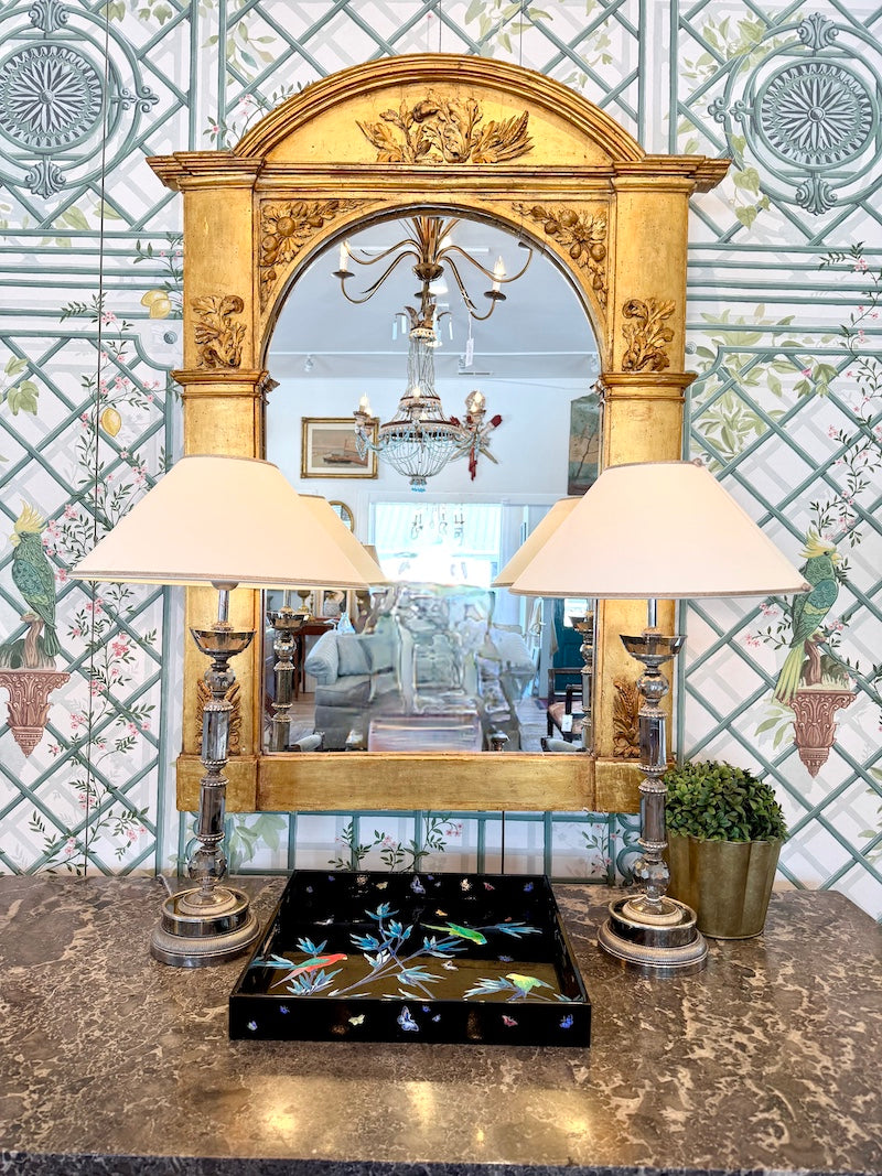 Pair of Baccarat Crystal Lamps