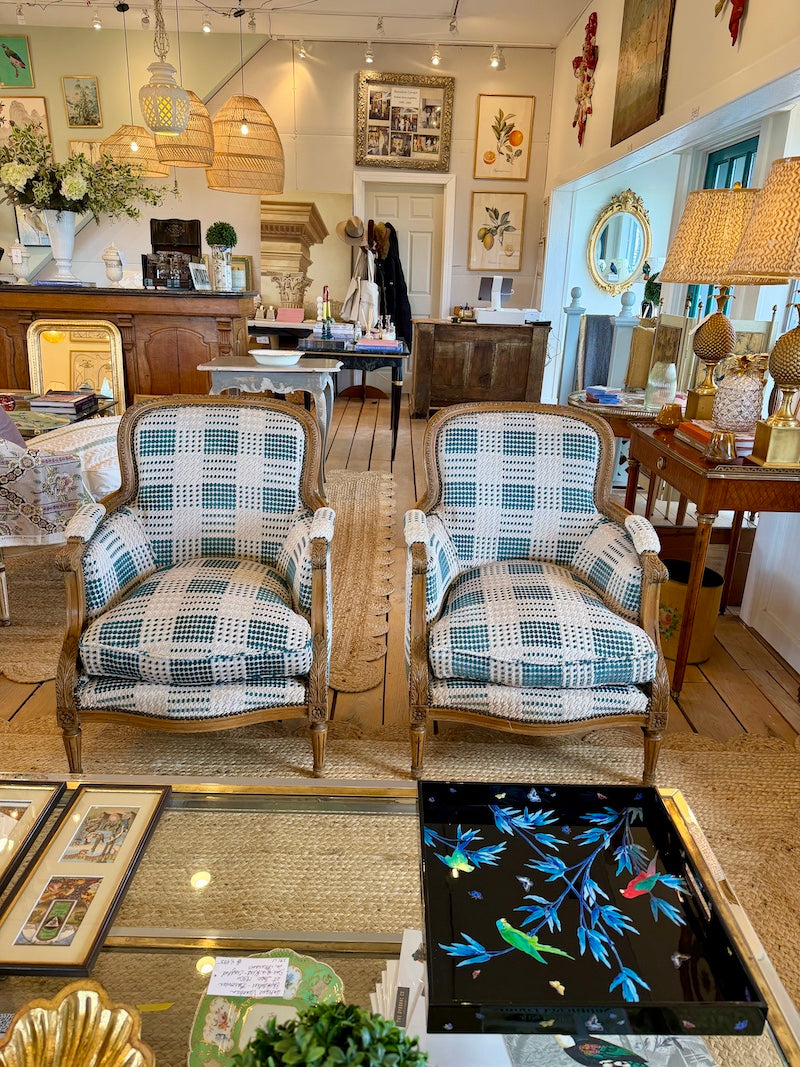 Pair of Antique French Bergères