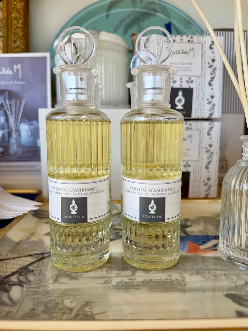 French Mathilde M. Room Fragrance Spray, Rose Élixir