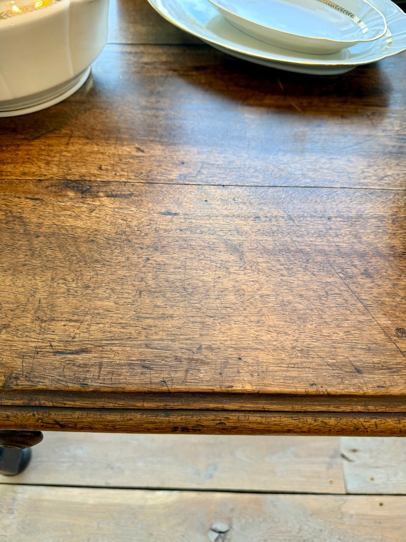 Antique Walnut Table/Desk 19th C.