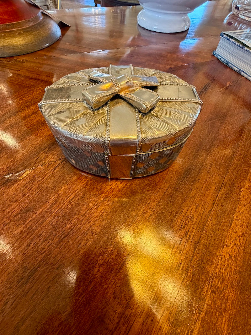 Charming Antique Silver plated Box