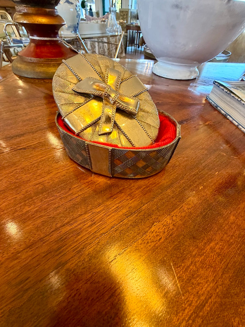 Charming Antique Silver plated Box