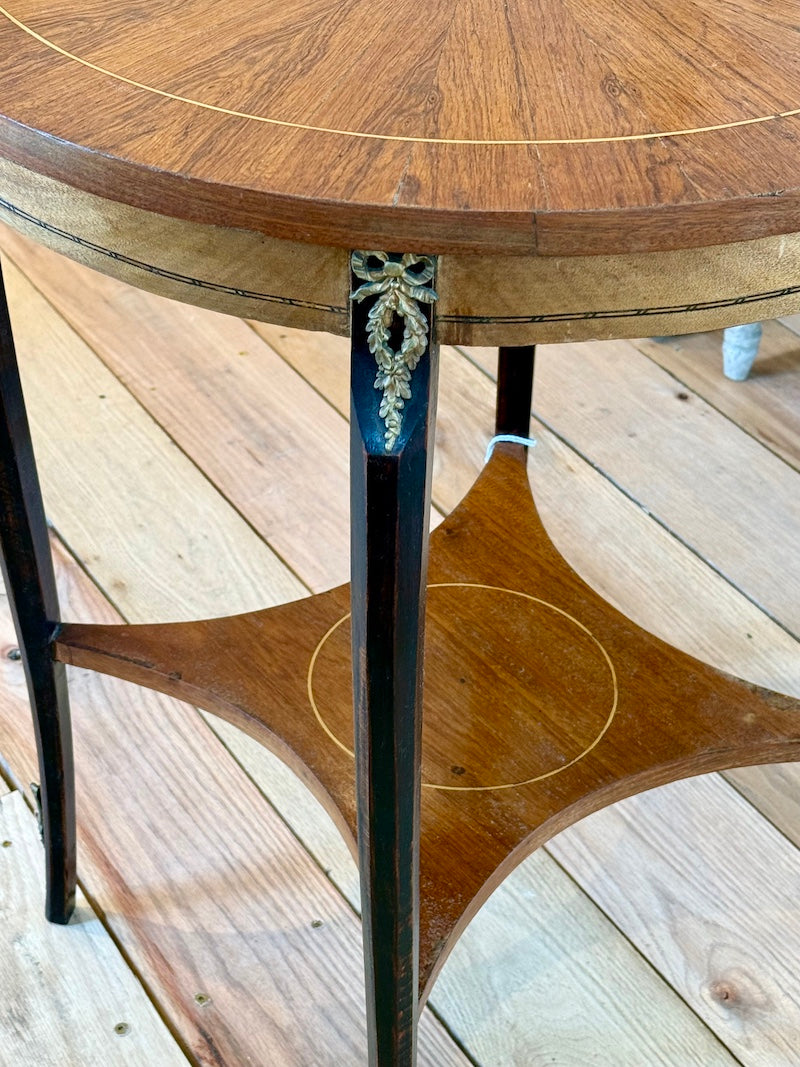 Antique French Round Side table