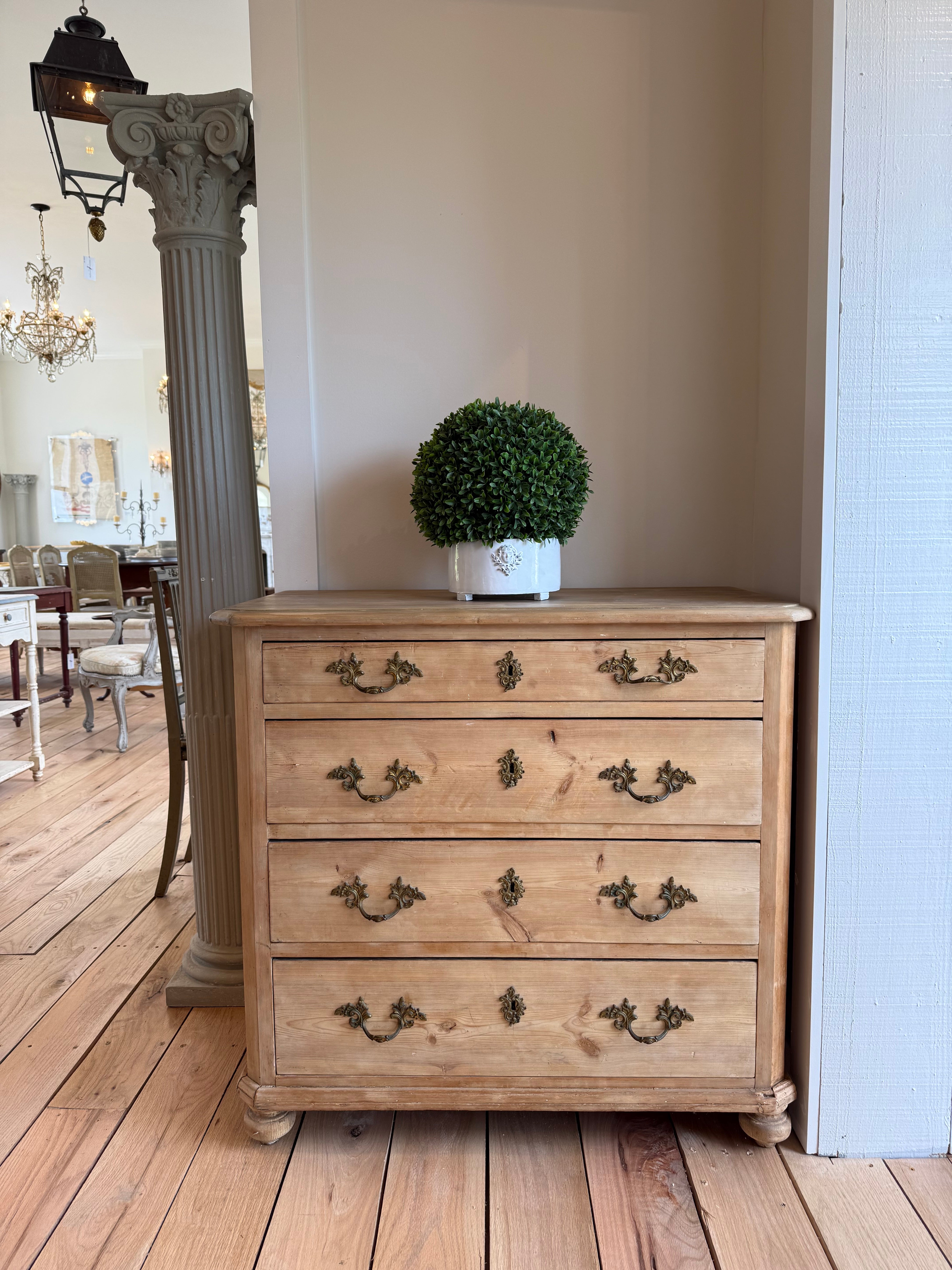 Antique Swedish Pine Chest