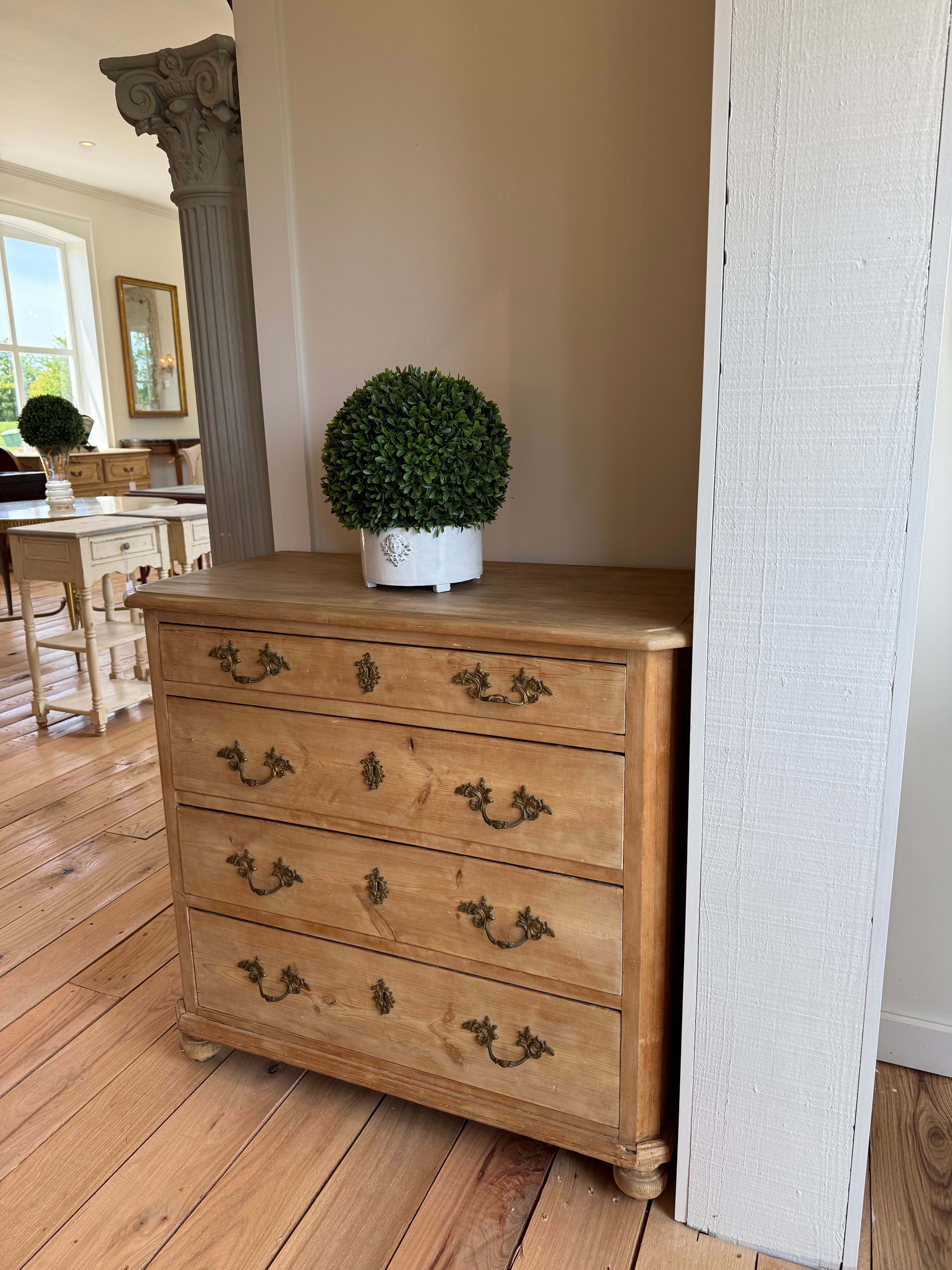Antique Swedish Pine Chest