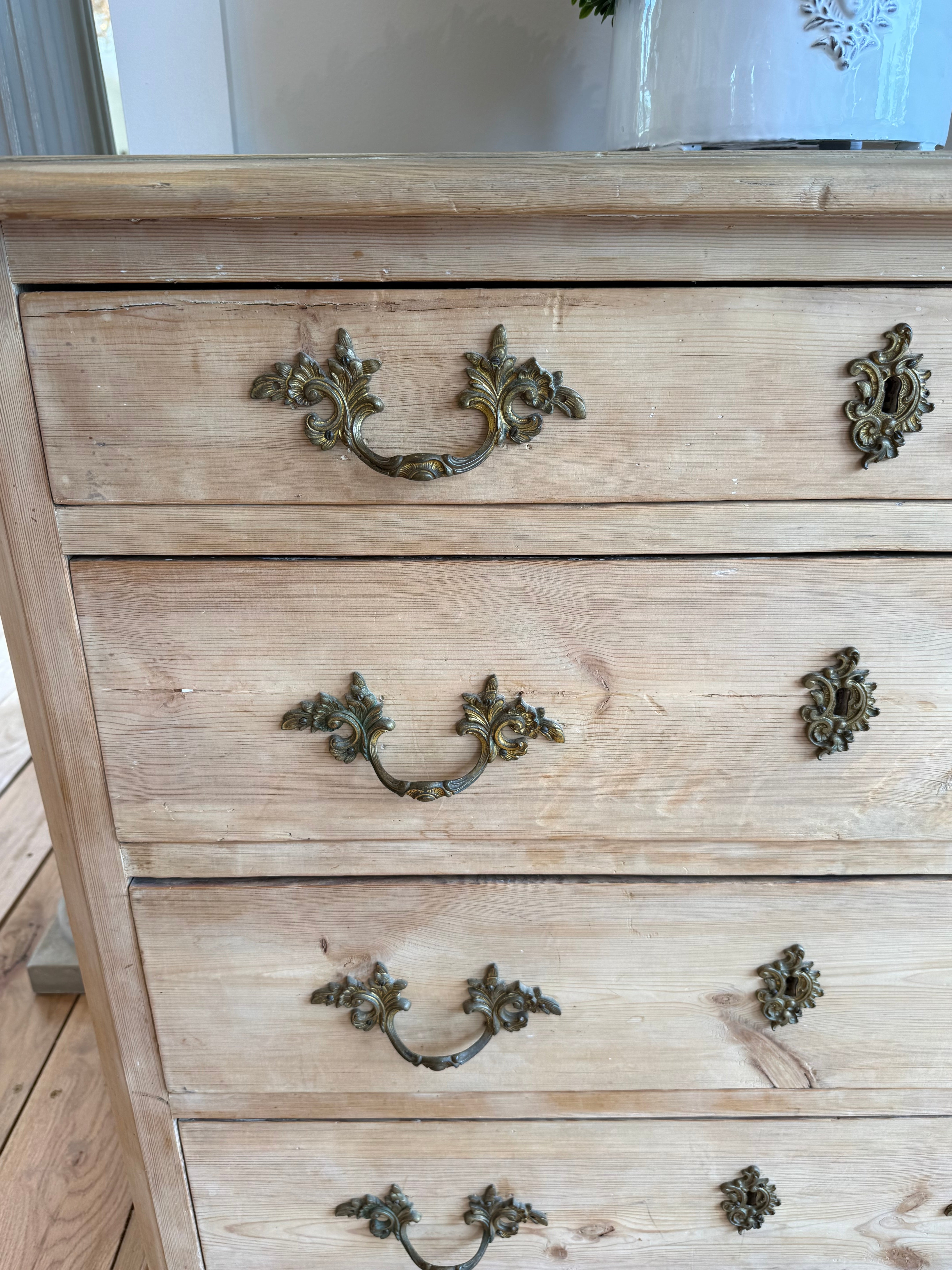 Antique Swedish Pine Chest