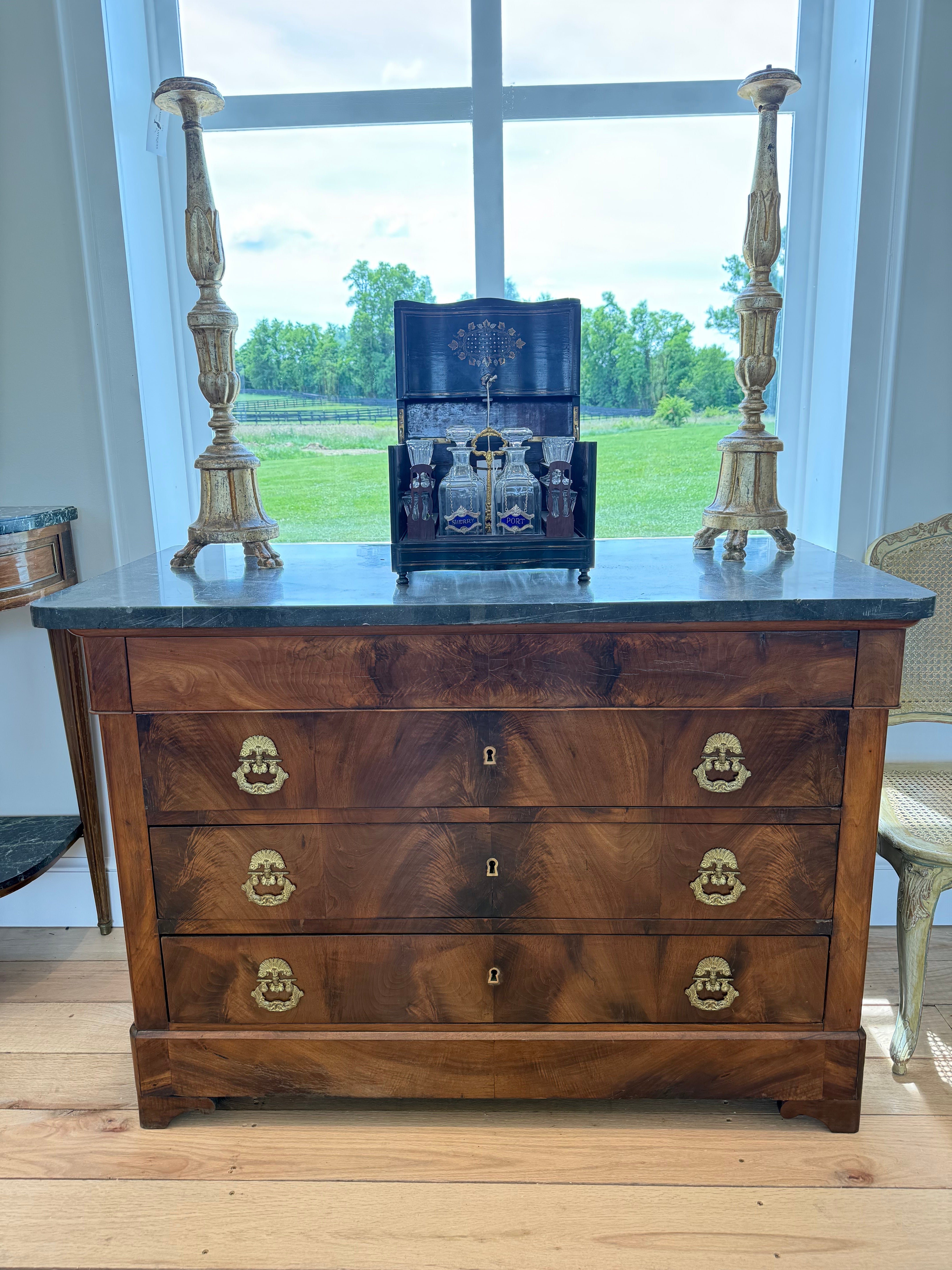 Antique French Chest of Drawers, Charles 10th