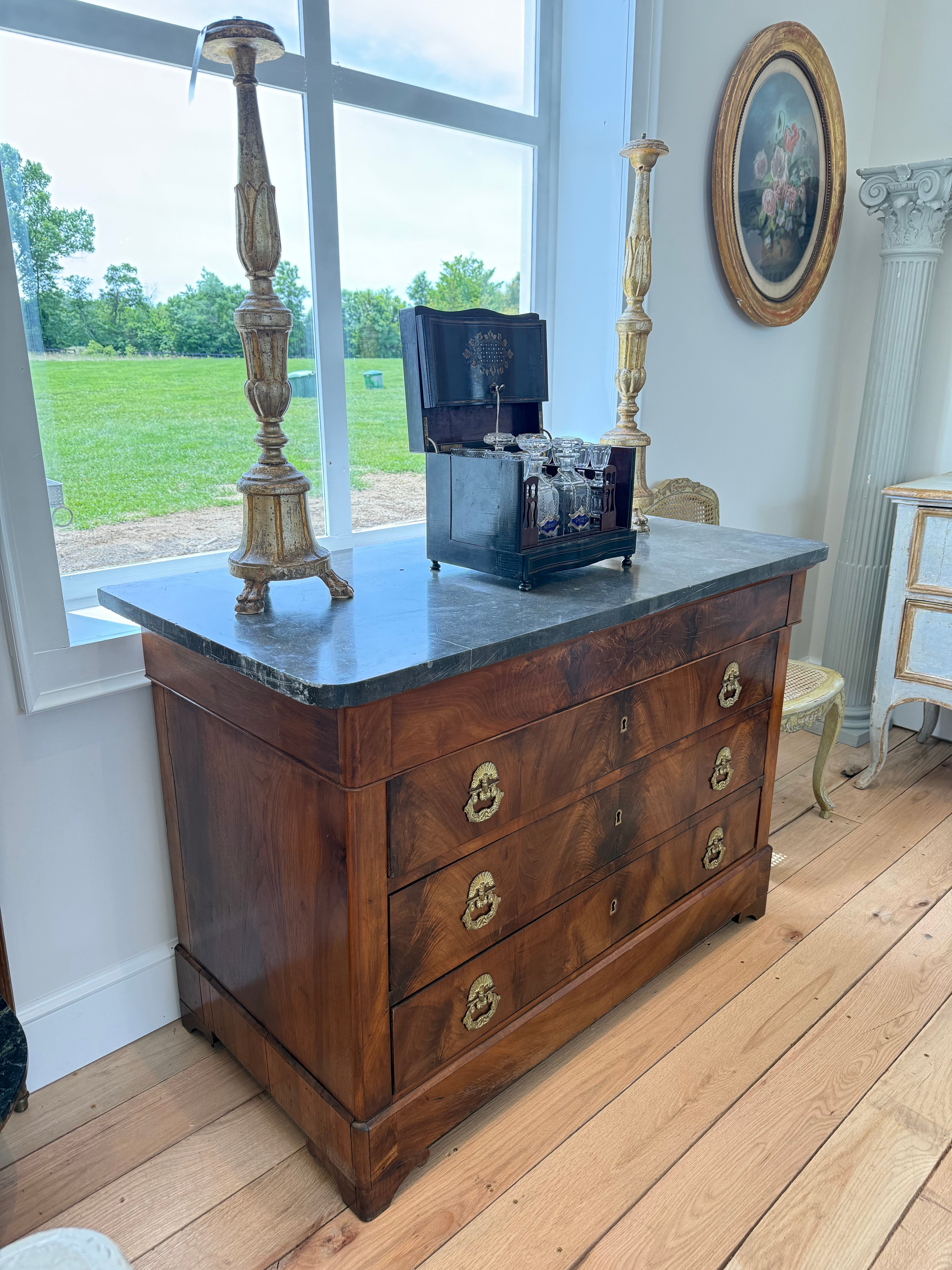 Antique French Chest of Drawers, Charles 10th