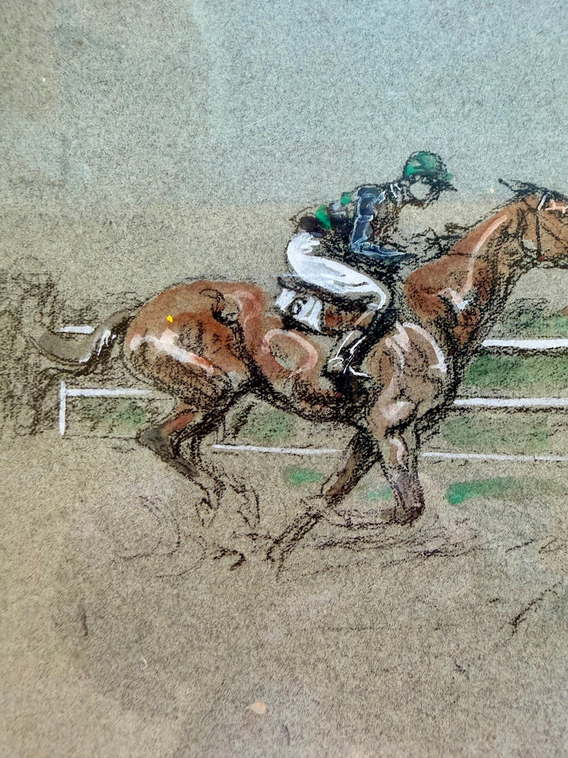 Signed Pastel, Steeplechase