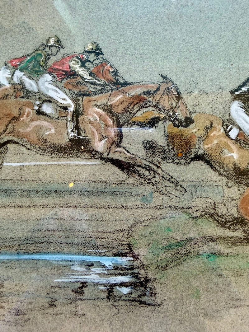 Signed Pastel, Steeplechase