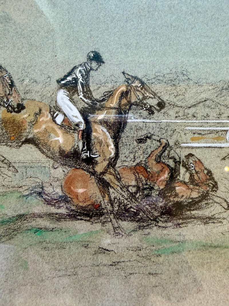 Signed Pastel, Steeplechase