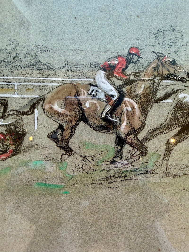 Signed Pastel, Steeplechase