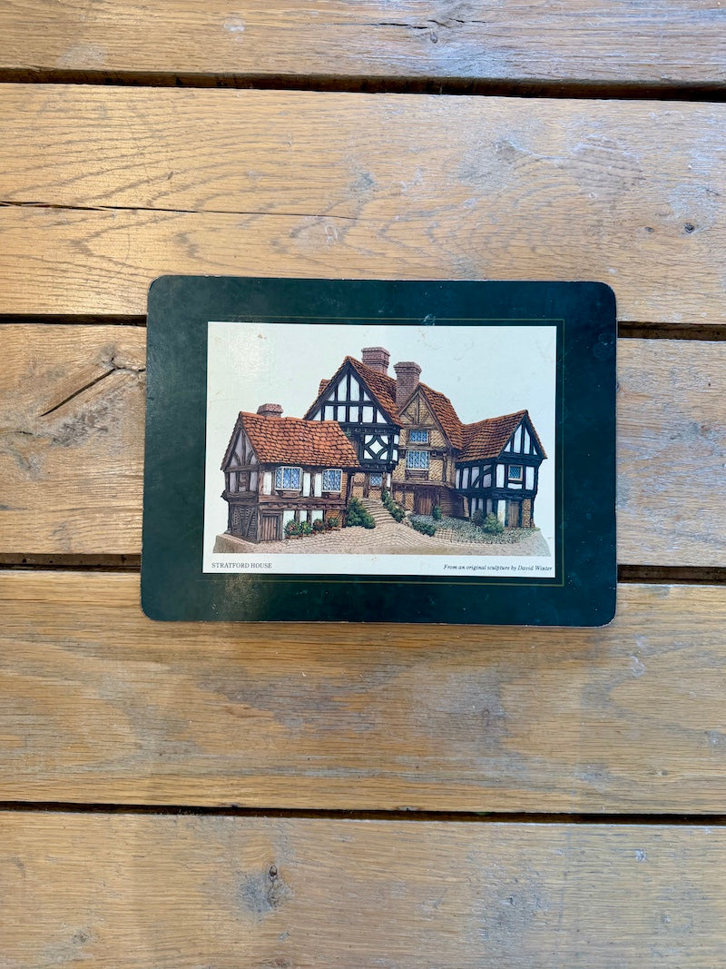 Set of 5 Vintage David Winter Placemats