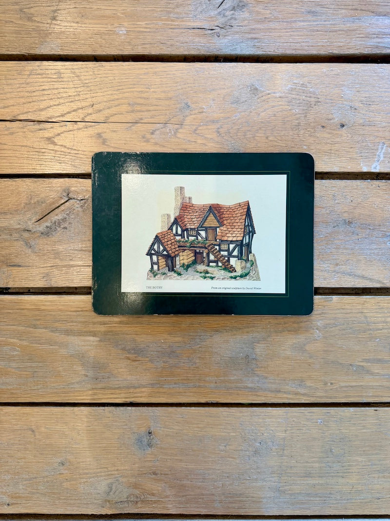 Set of 5 Vintage David Winter Placemats