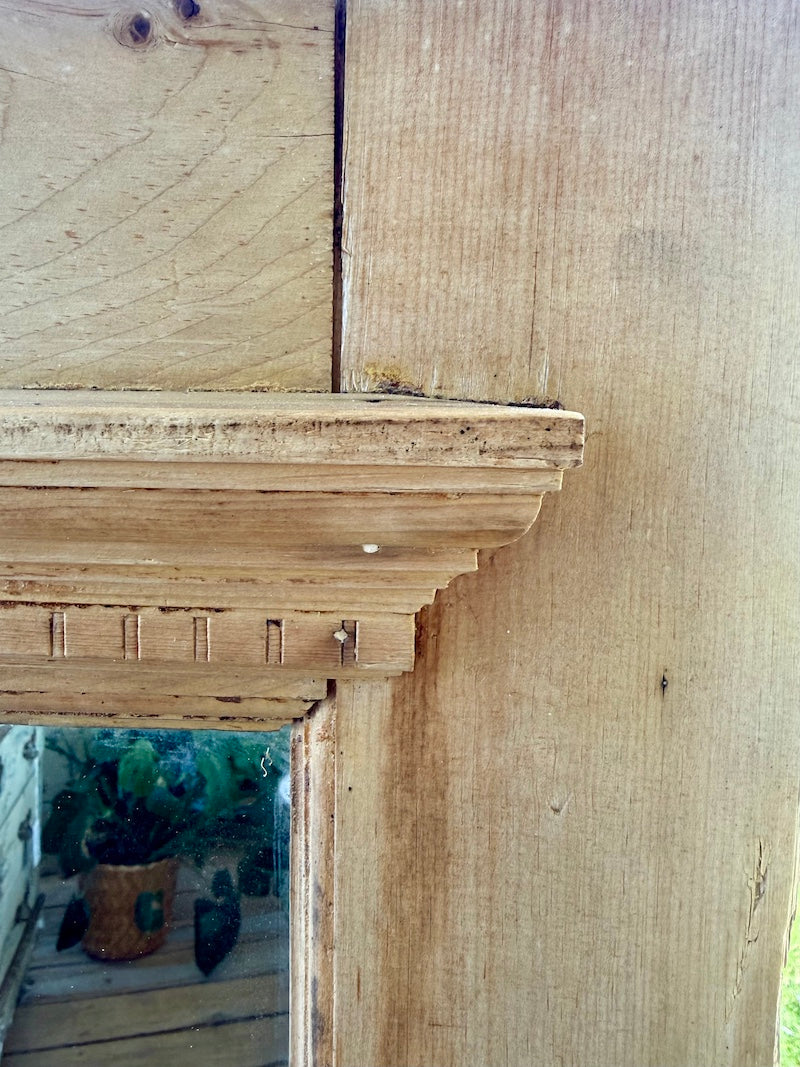 Charming mirror made from an Antique Victorian Door
