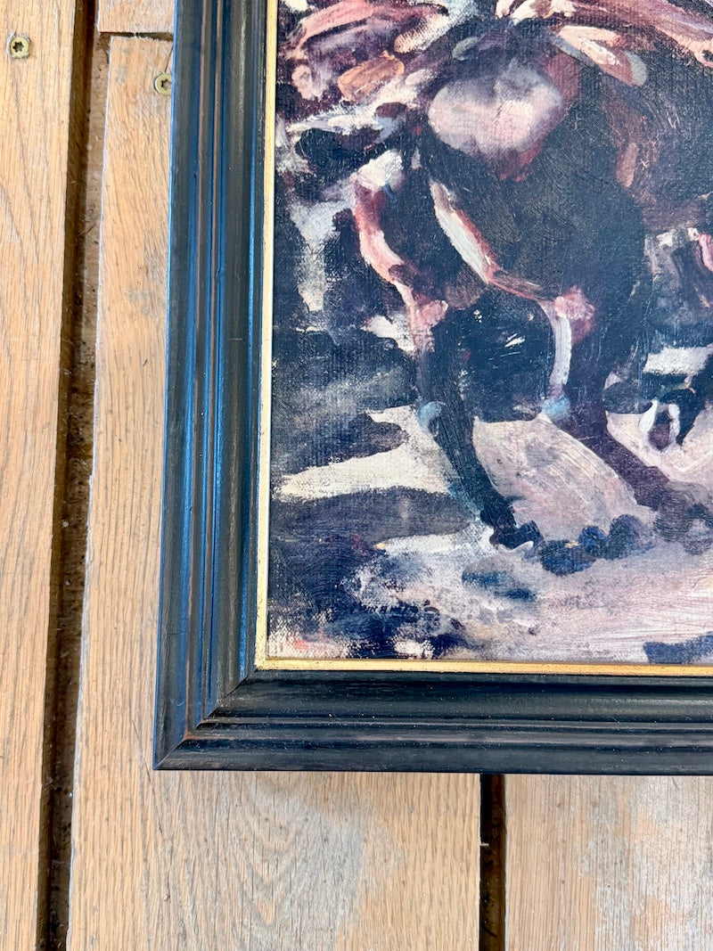 Oil Painting, Horse Race