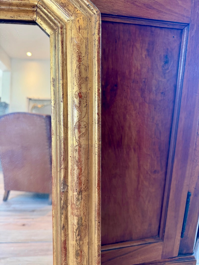 Antique French Louis Philipe Gilt Mirror