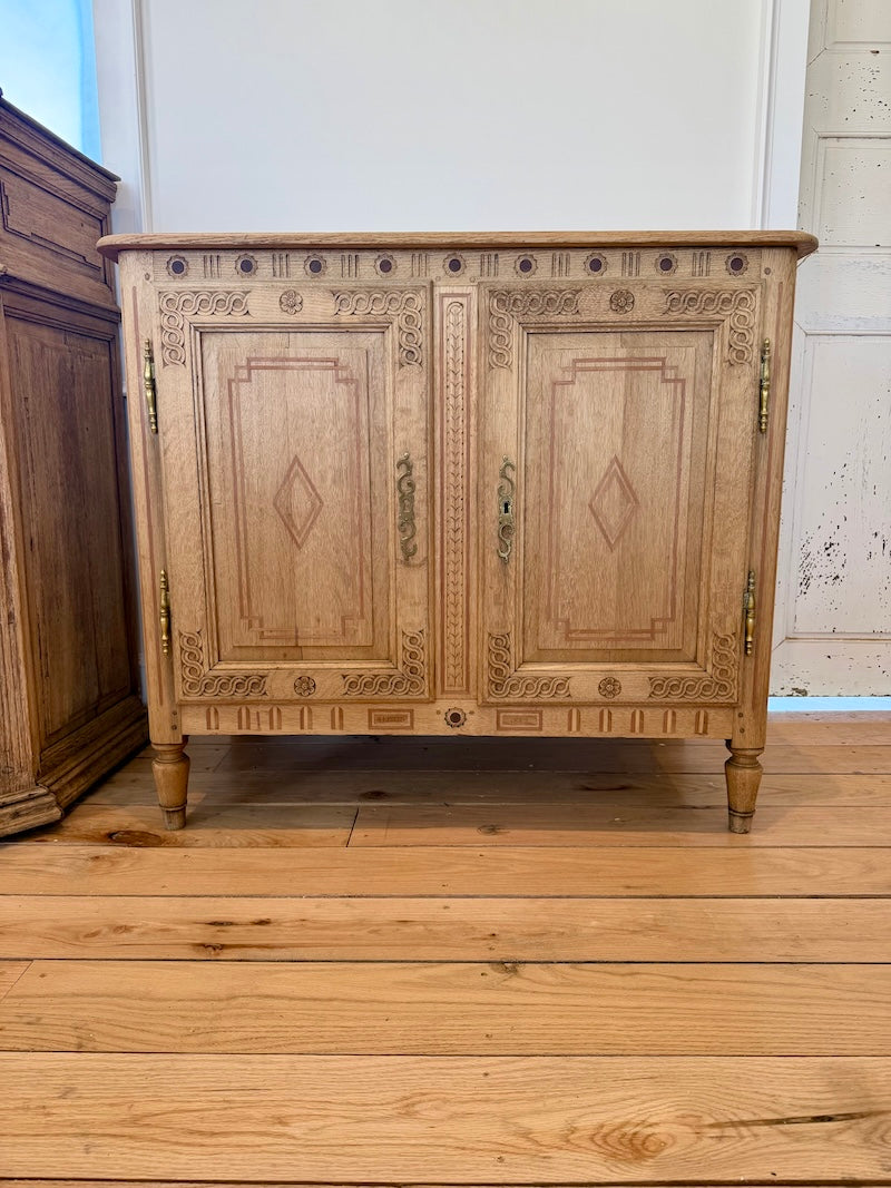 Antique Belgian de Liege Sideboard/Cabinet