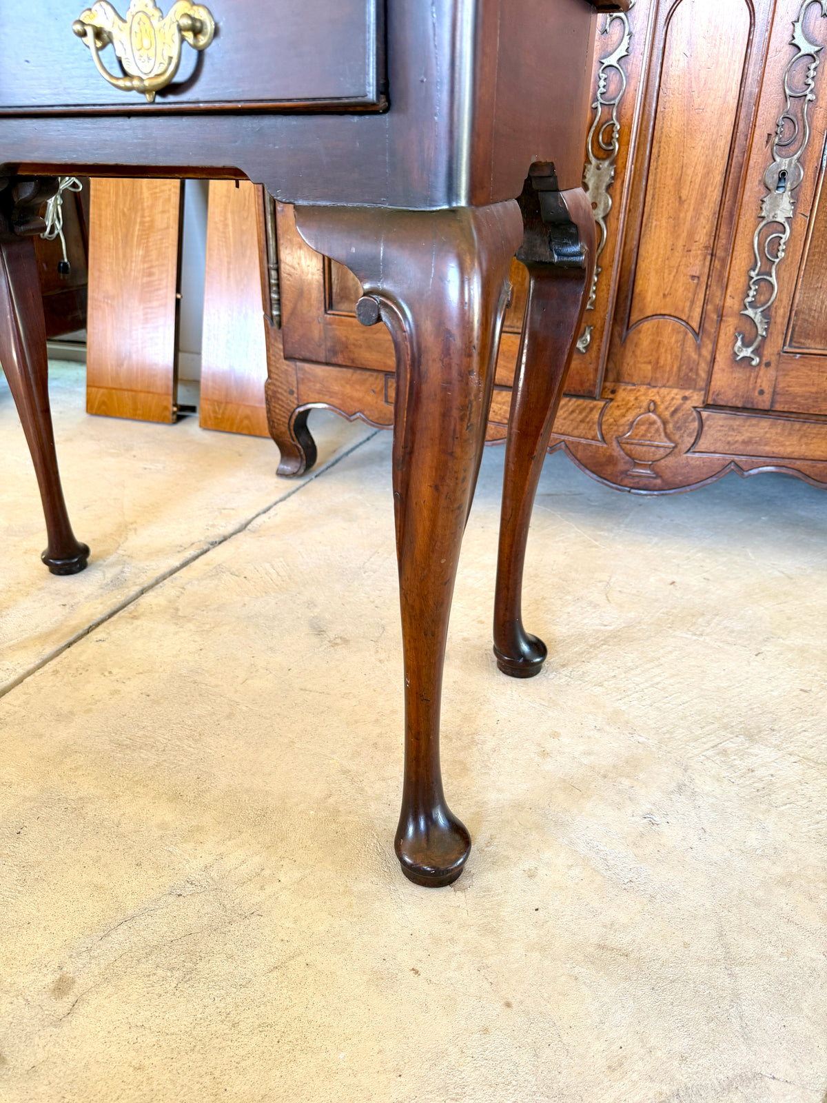Antique George III Style Mahogany Side Table
