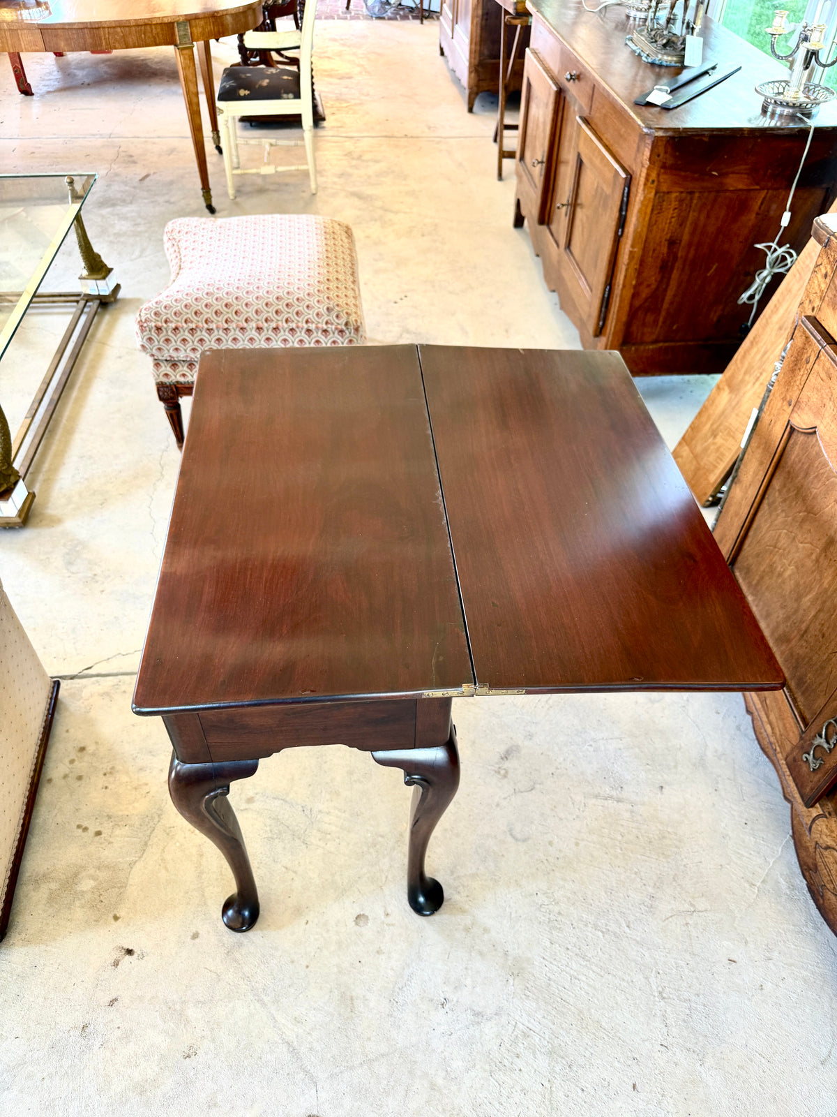 Antique George III Style Mahogany Side Table
