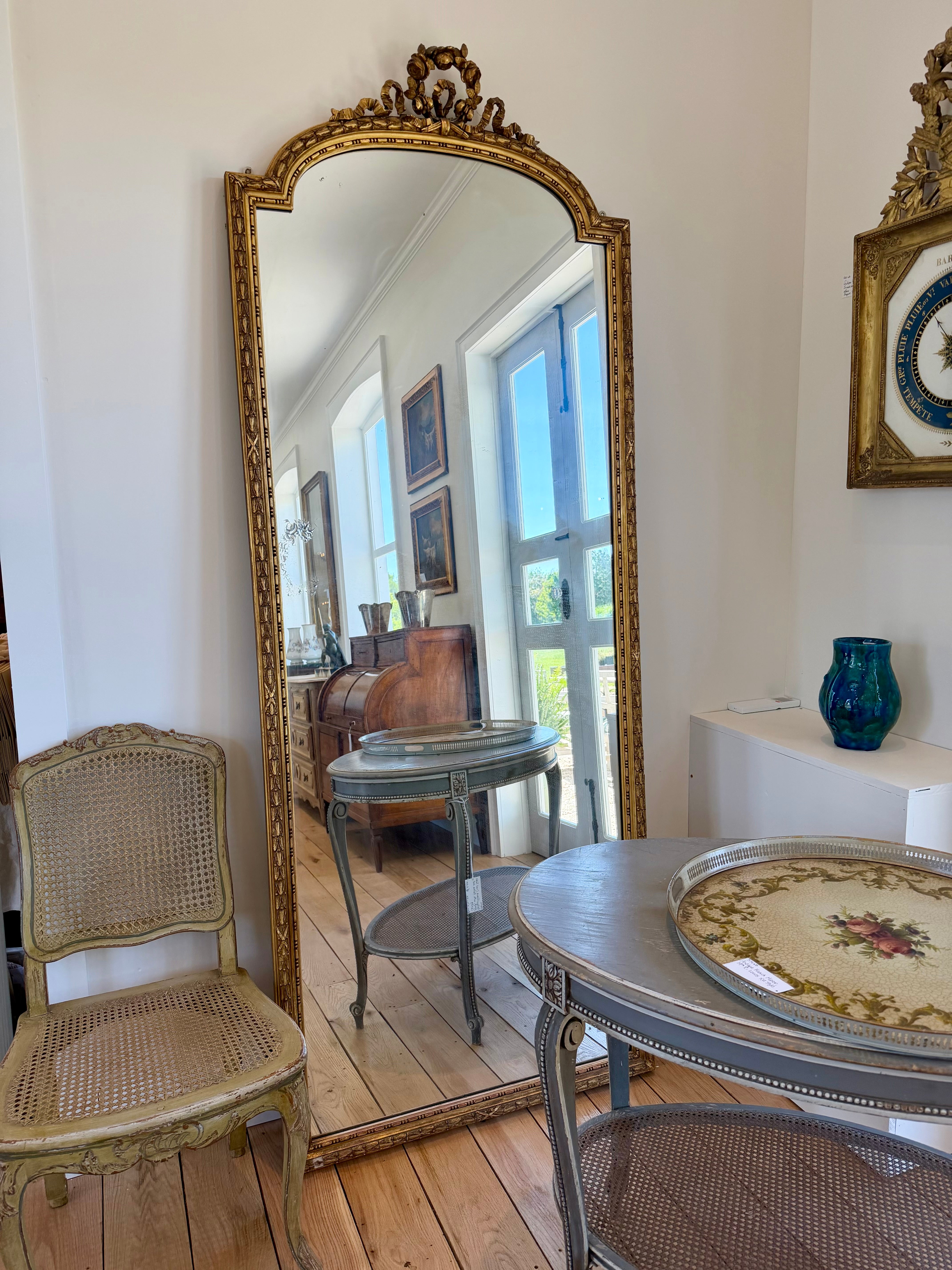 Antique French Mirror, 19th C., Louis XVI Style