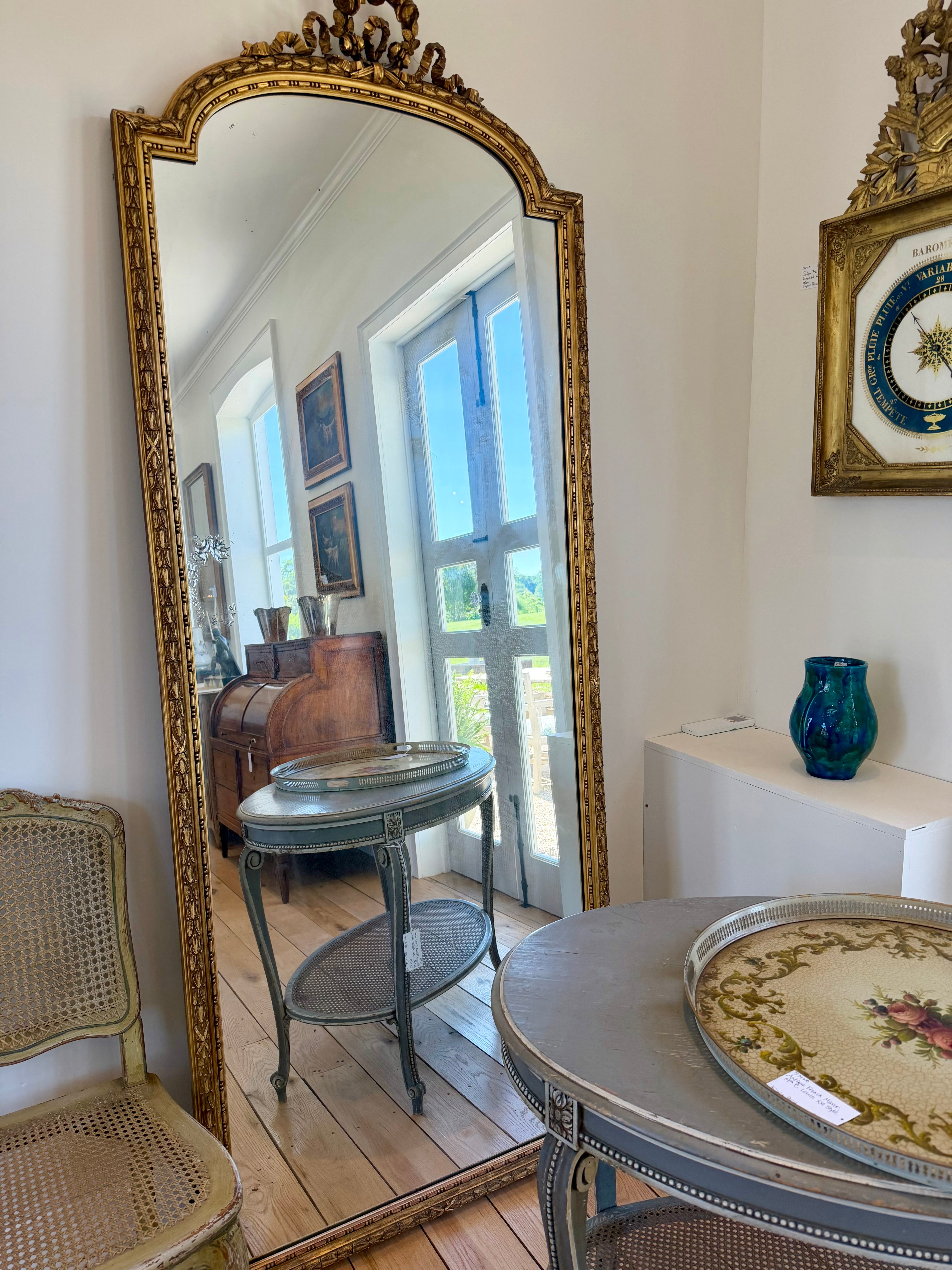 Antique French Mirror, 19th C., Louis XVI Style