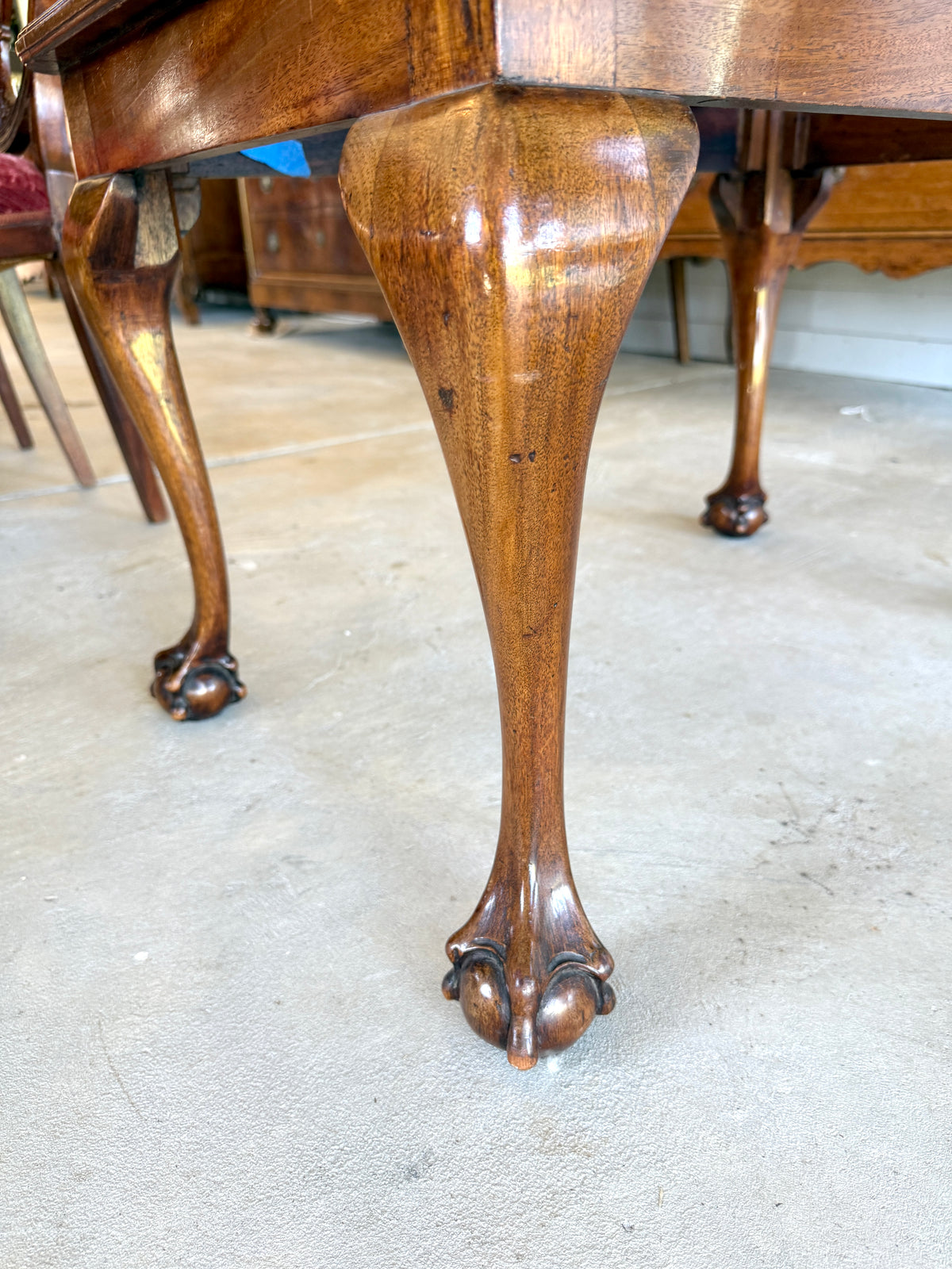 Antique George III Style Mahogany Luggage Rack