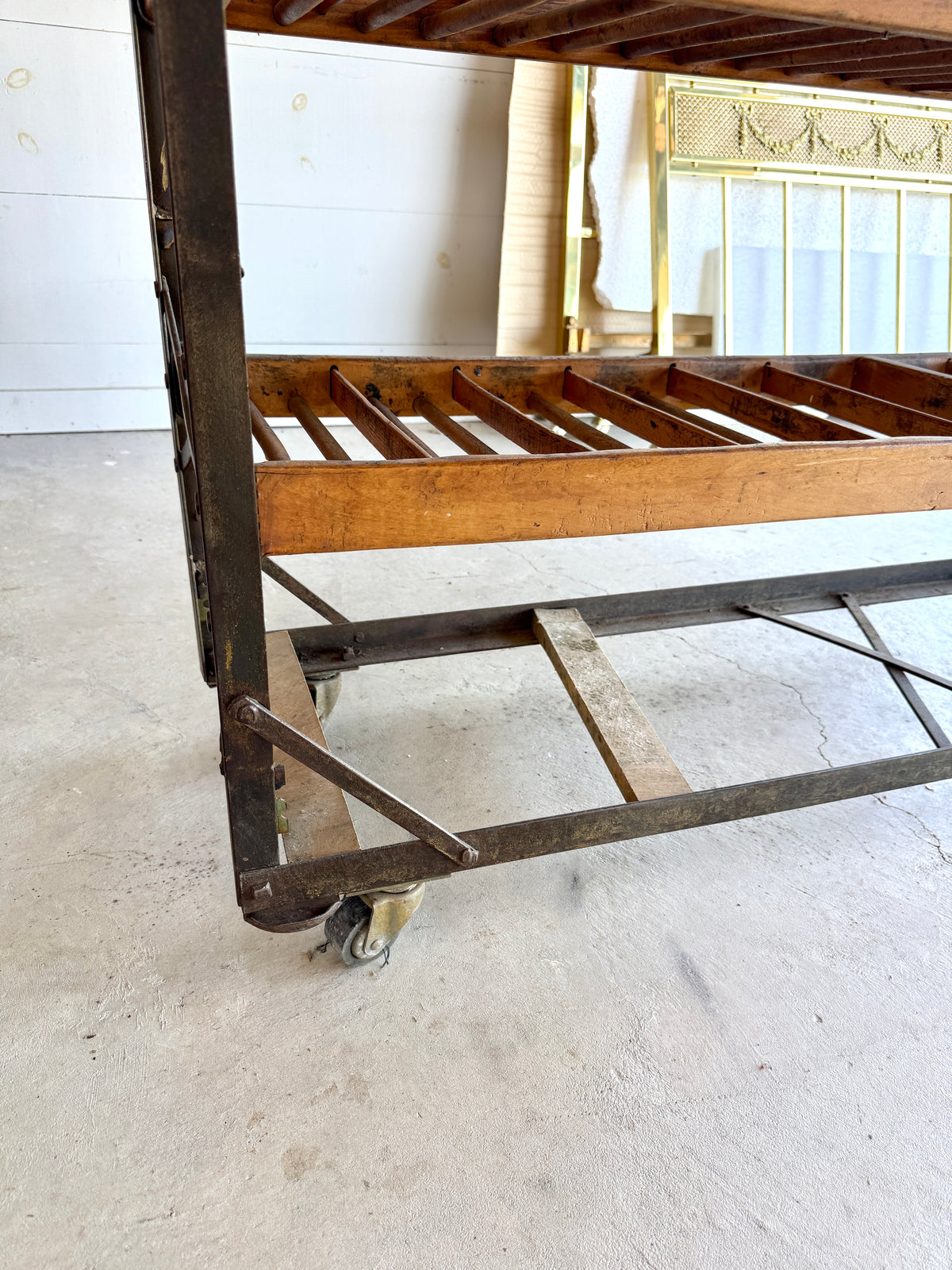 Antique Regency Style Walnut Canterbury