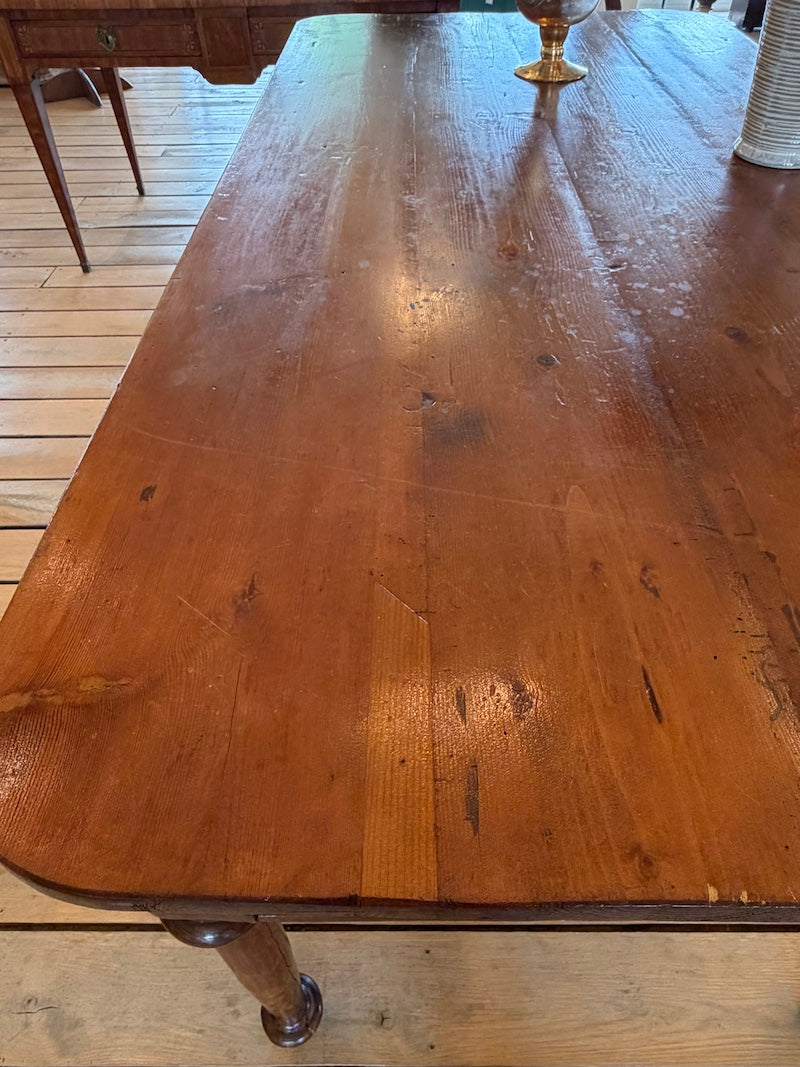 Antique Italian Table 19th C., Walnut