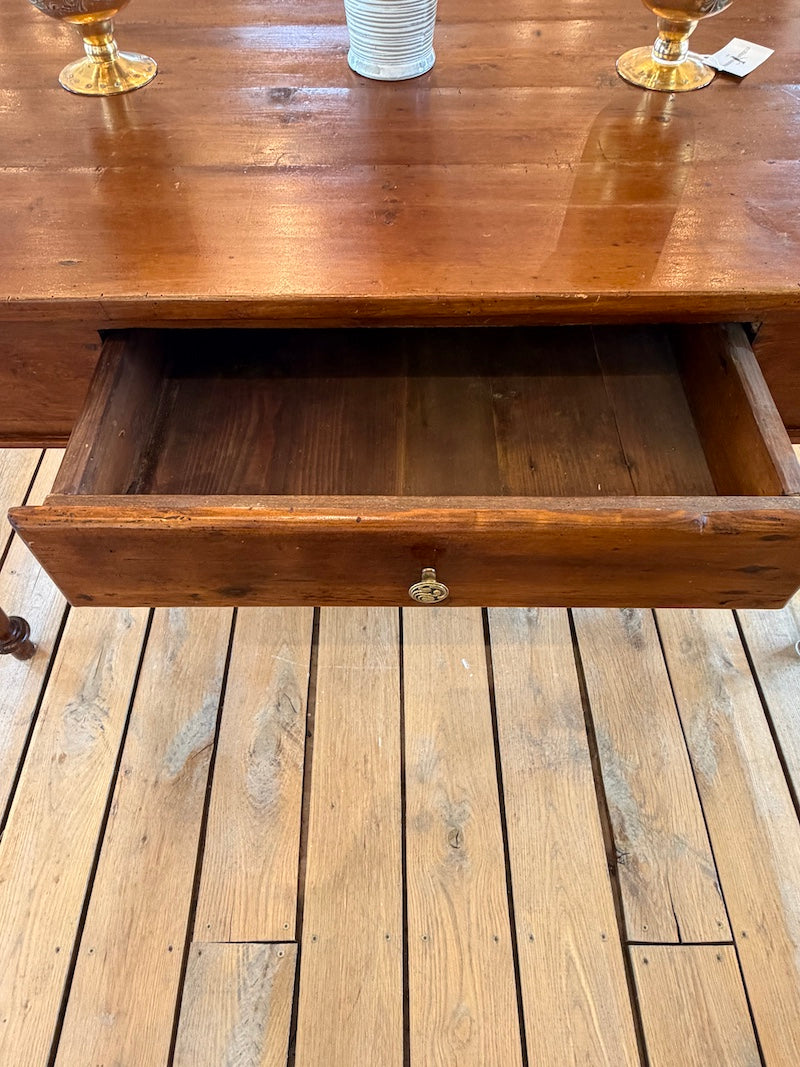 Antique Italian Table 19th C., Walnut