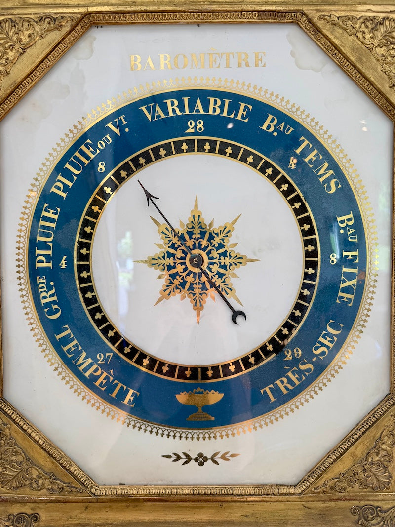Antique French Barometer, Empire Period