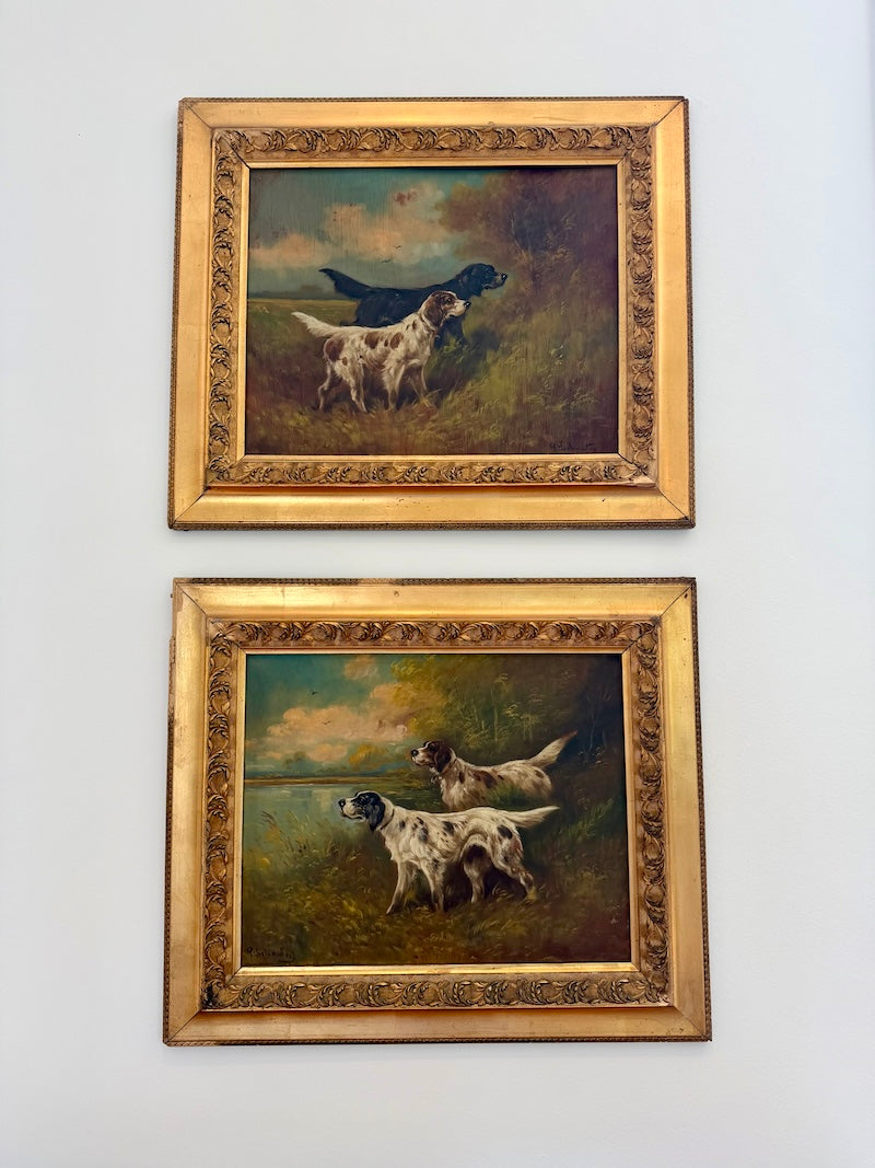 Pair of Paintings by Belgian Artist