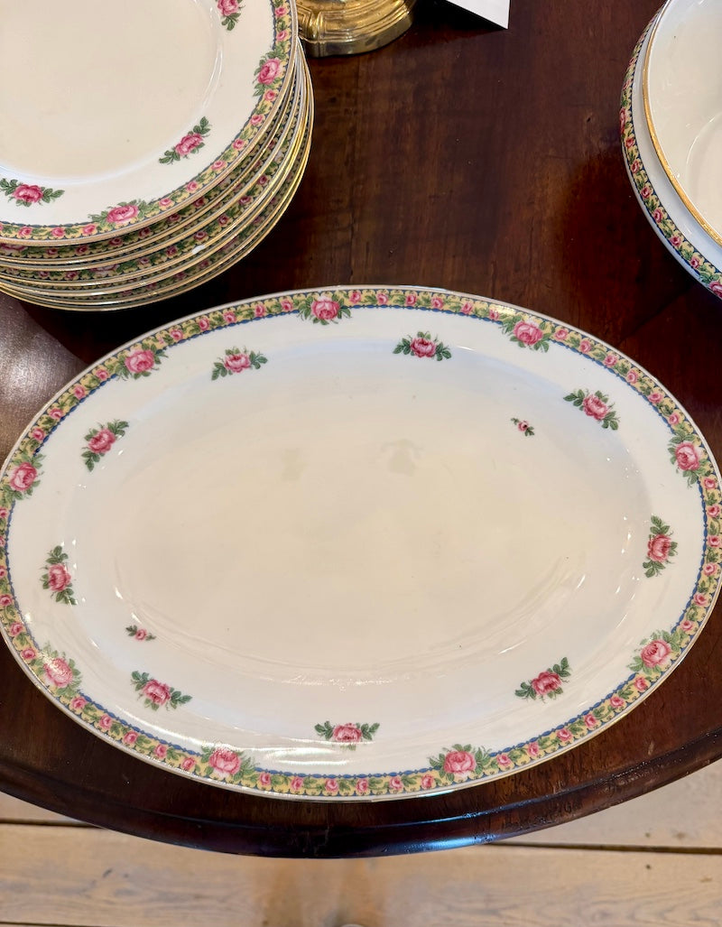 Antique French Set of Limoges Dinnerware