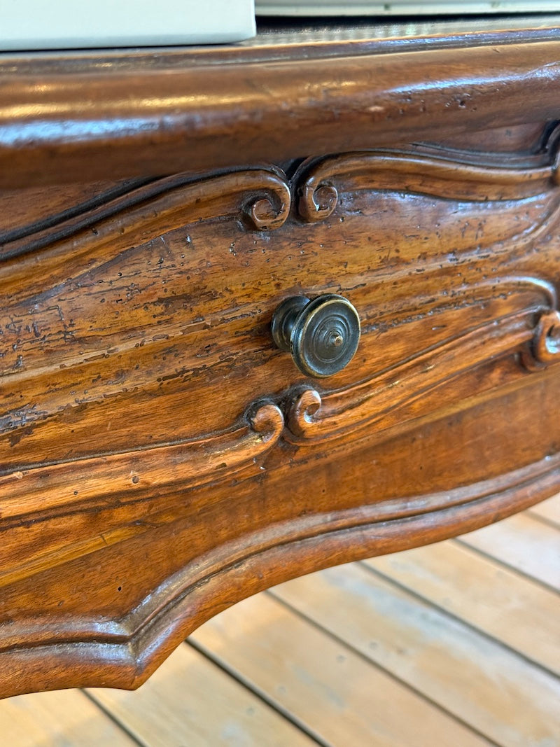 Antique Italian Tuscan Oval Table
