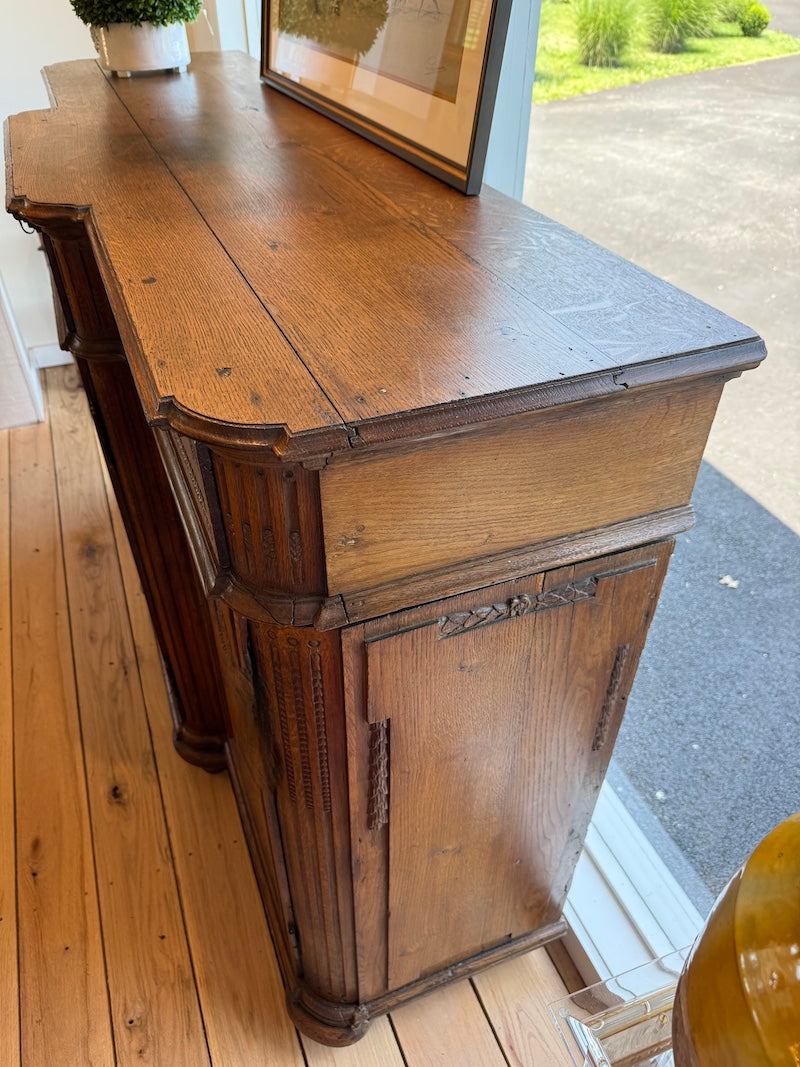 Antique Belgian de Liège Buffet, Unique Craftsmanship