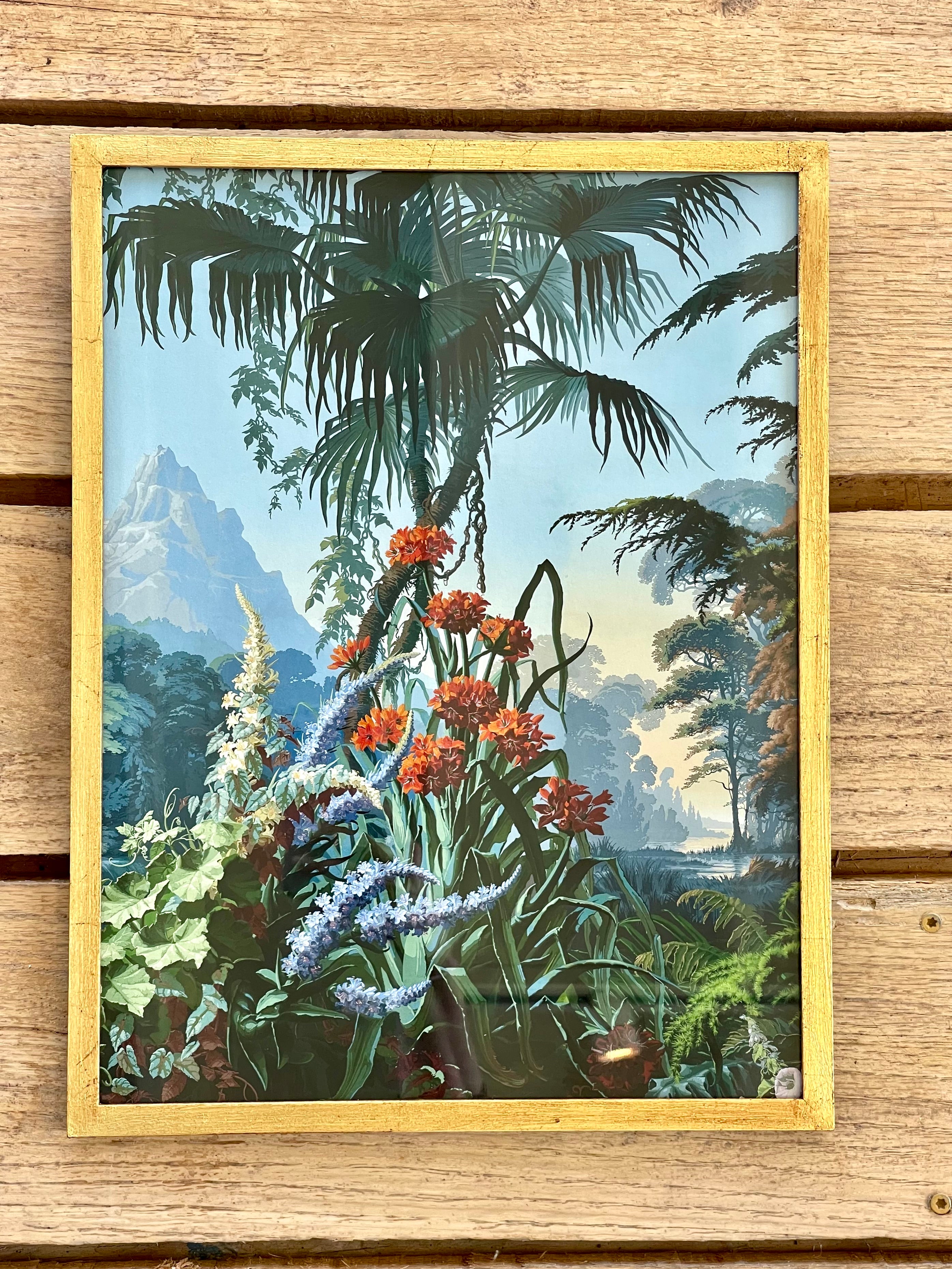 French Design Garden of Eden Illustration