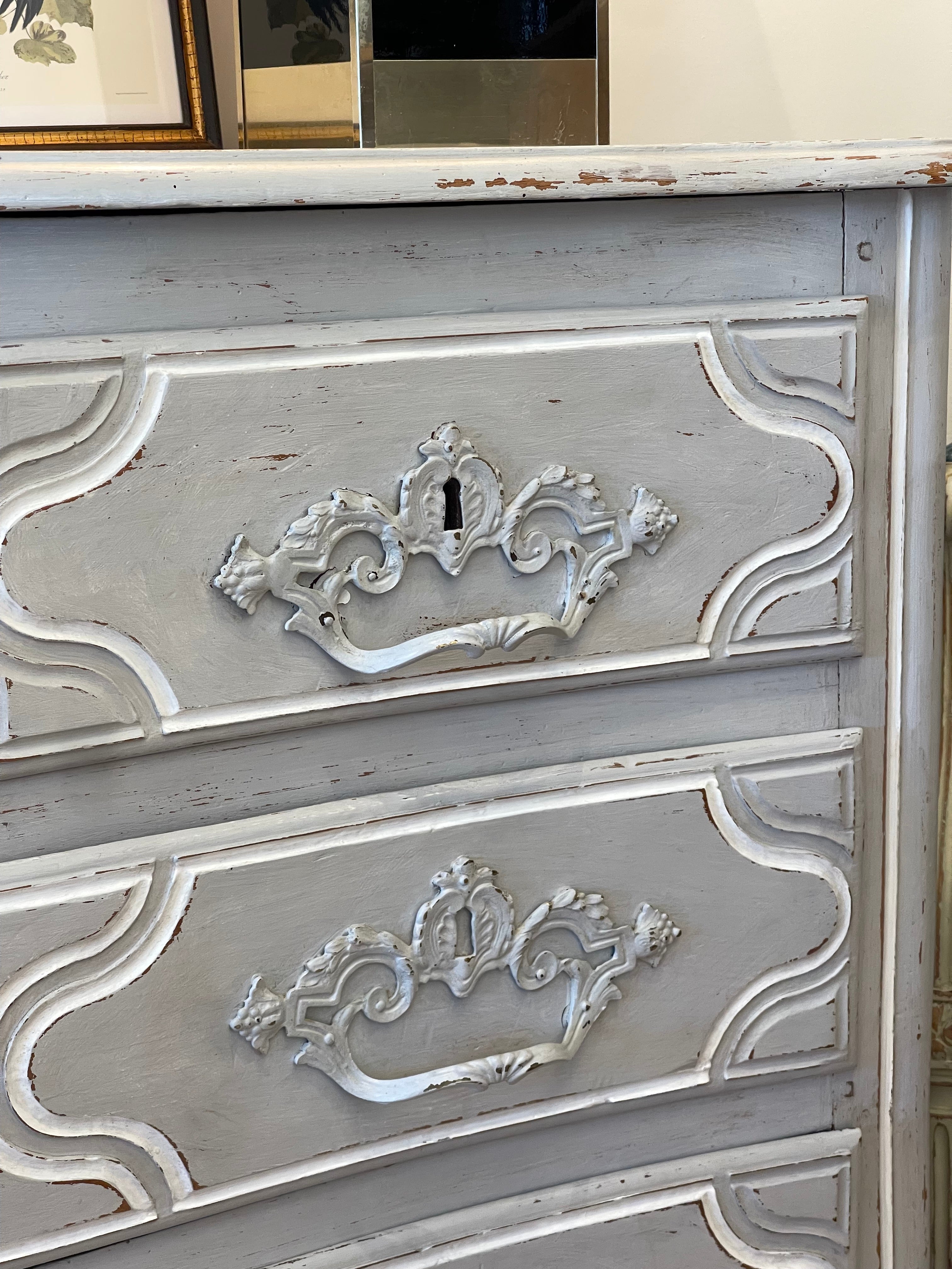 French Painted Dresser 18th Century 